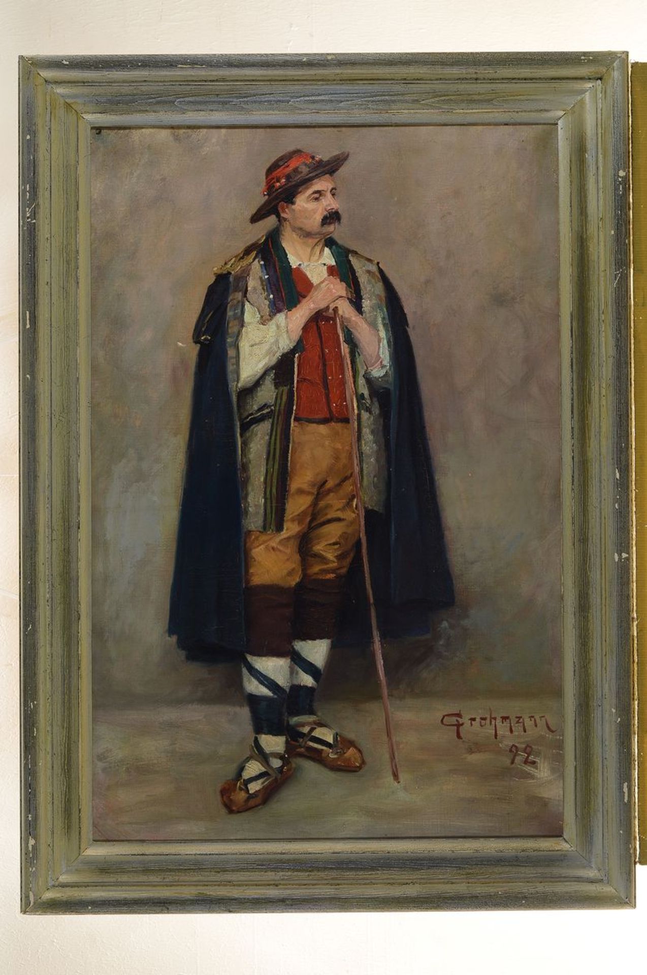 Reinhold Grohmann, 1877-1915 Berlin,  Ganzporträt eines - Bild 3 aus 3