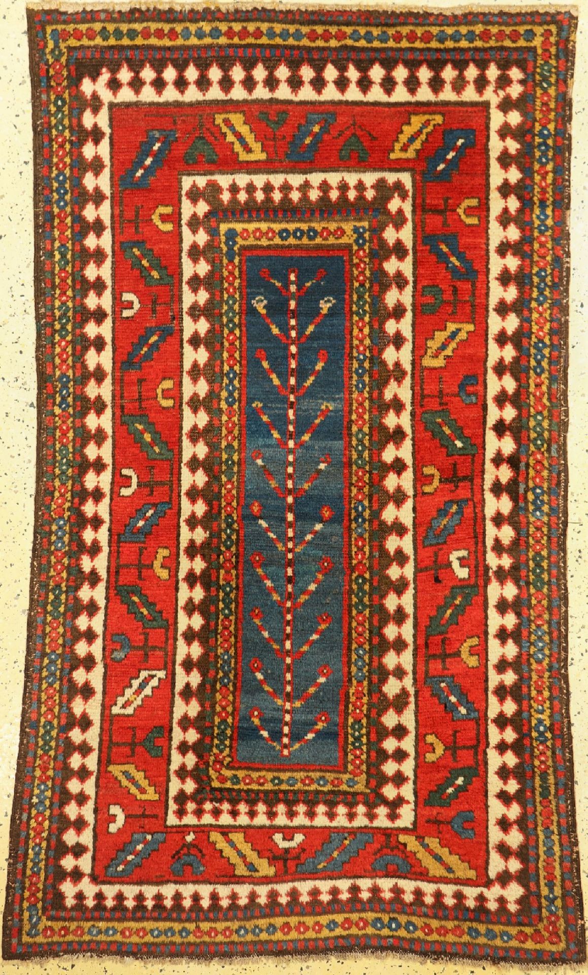 Borchalou Kazak antik,   Kaukasus, 19.Jhd, Wolle auf