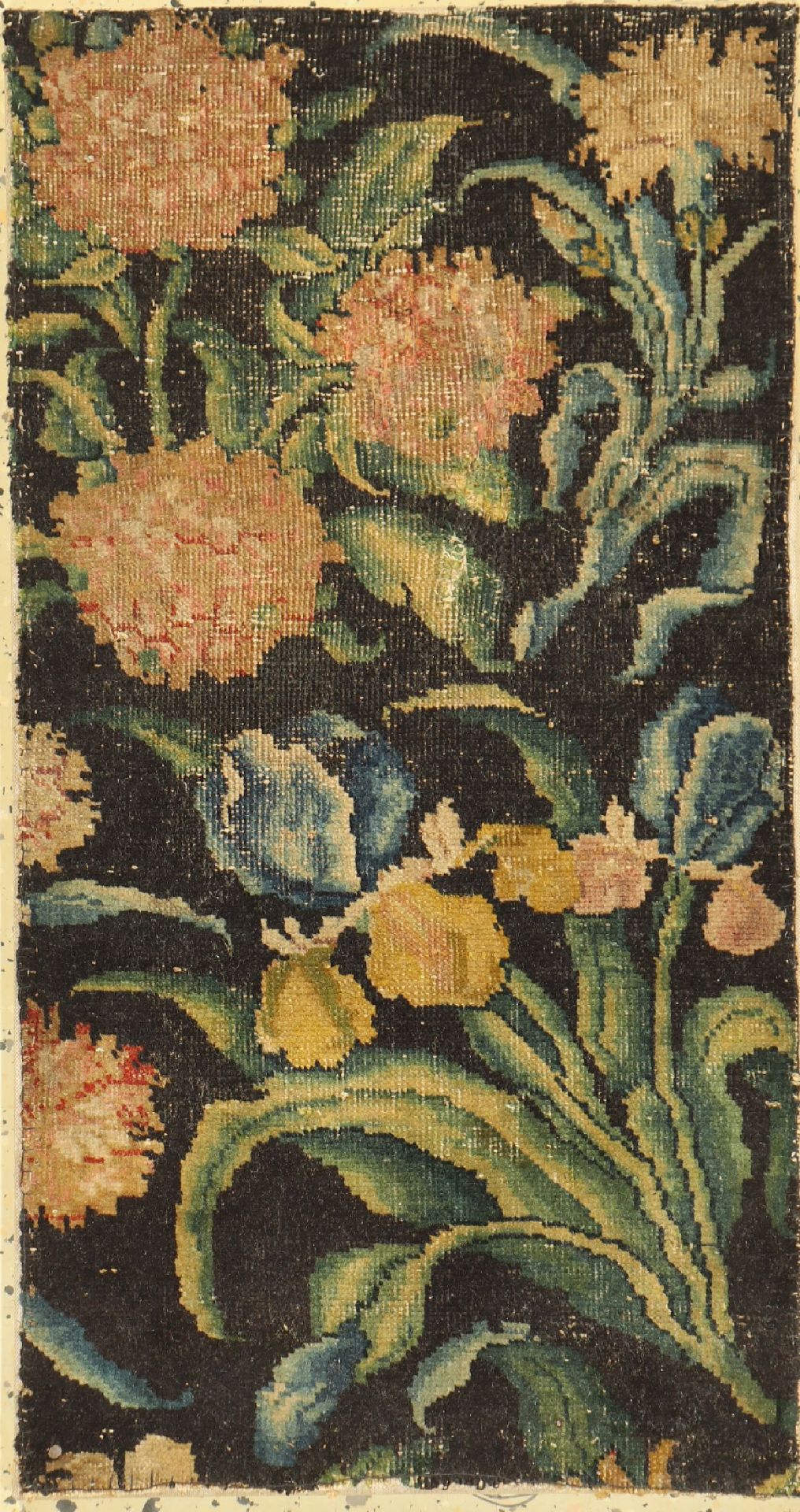 Aubusson Teppich Fragment,   Frankreich, 19.Jhd, Wolle auf