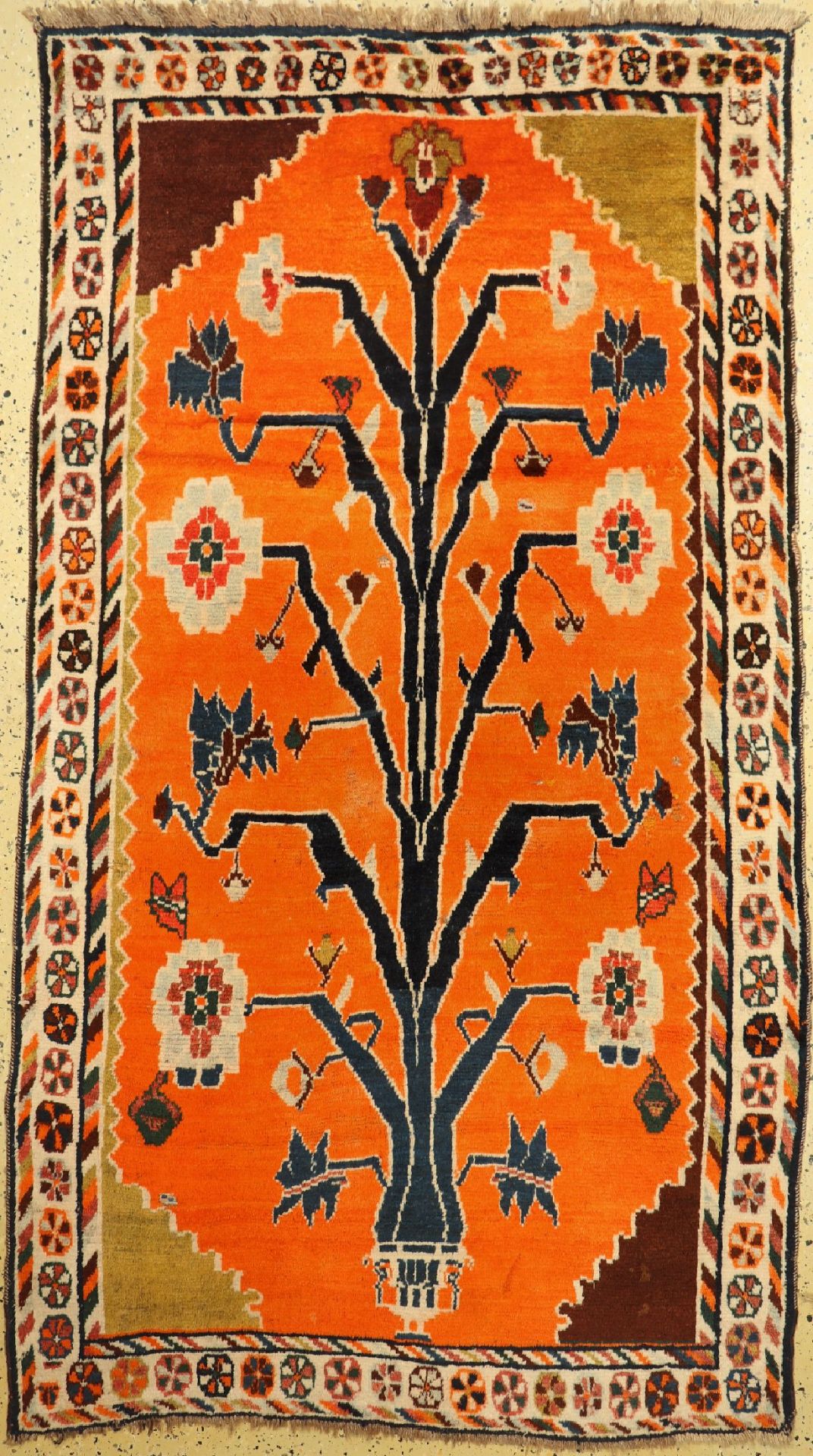 Lebensbaum Luri Gabbeh antik,   Persien, um 1900, Wolle