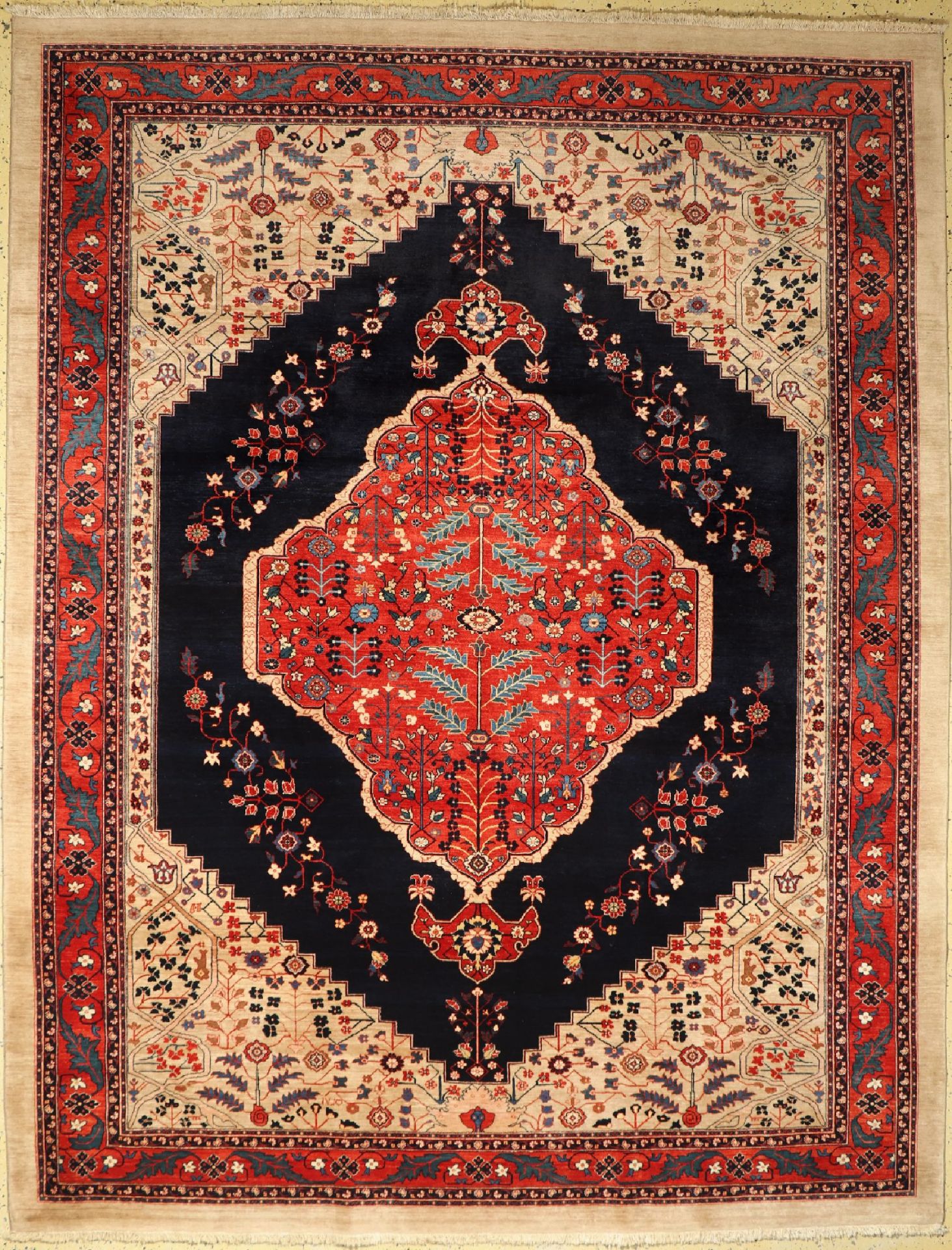 Bidjar sehr fein Persien, (Musterentwurf von Miri), ca. 30