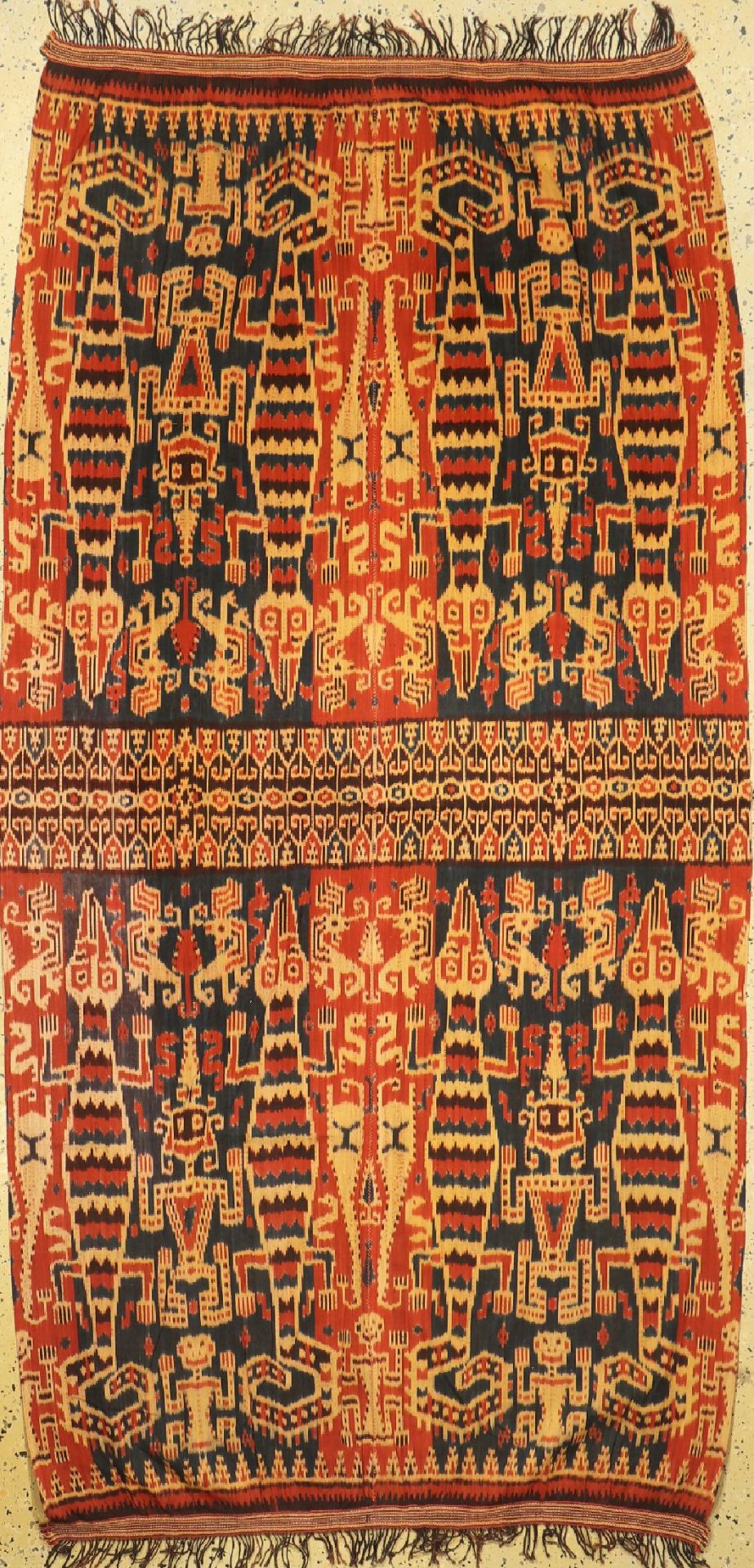 Sumba Ikat alt, Indonesien, um 1920, Baumwolle, ca. 230