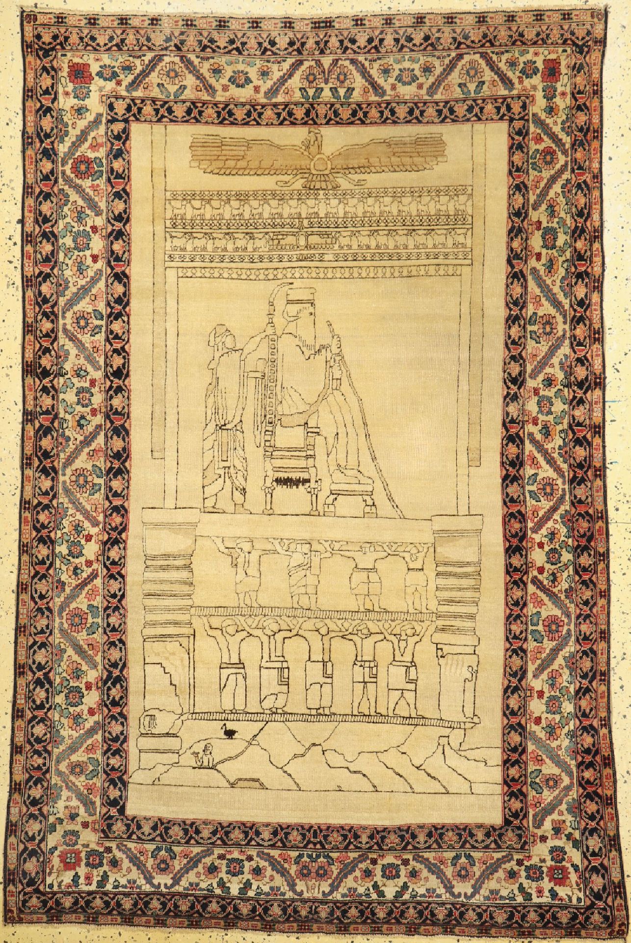 Antiker Kerman, Persien,   'König Keyros in Persopolis,