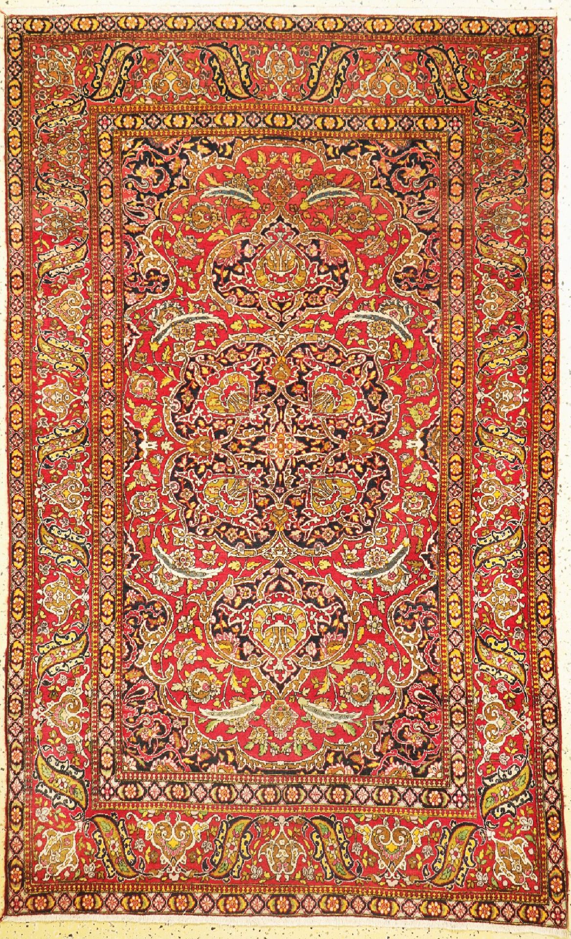 Esfahan Ahmad antik, Persien, um 1900, Wolle auf