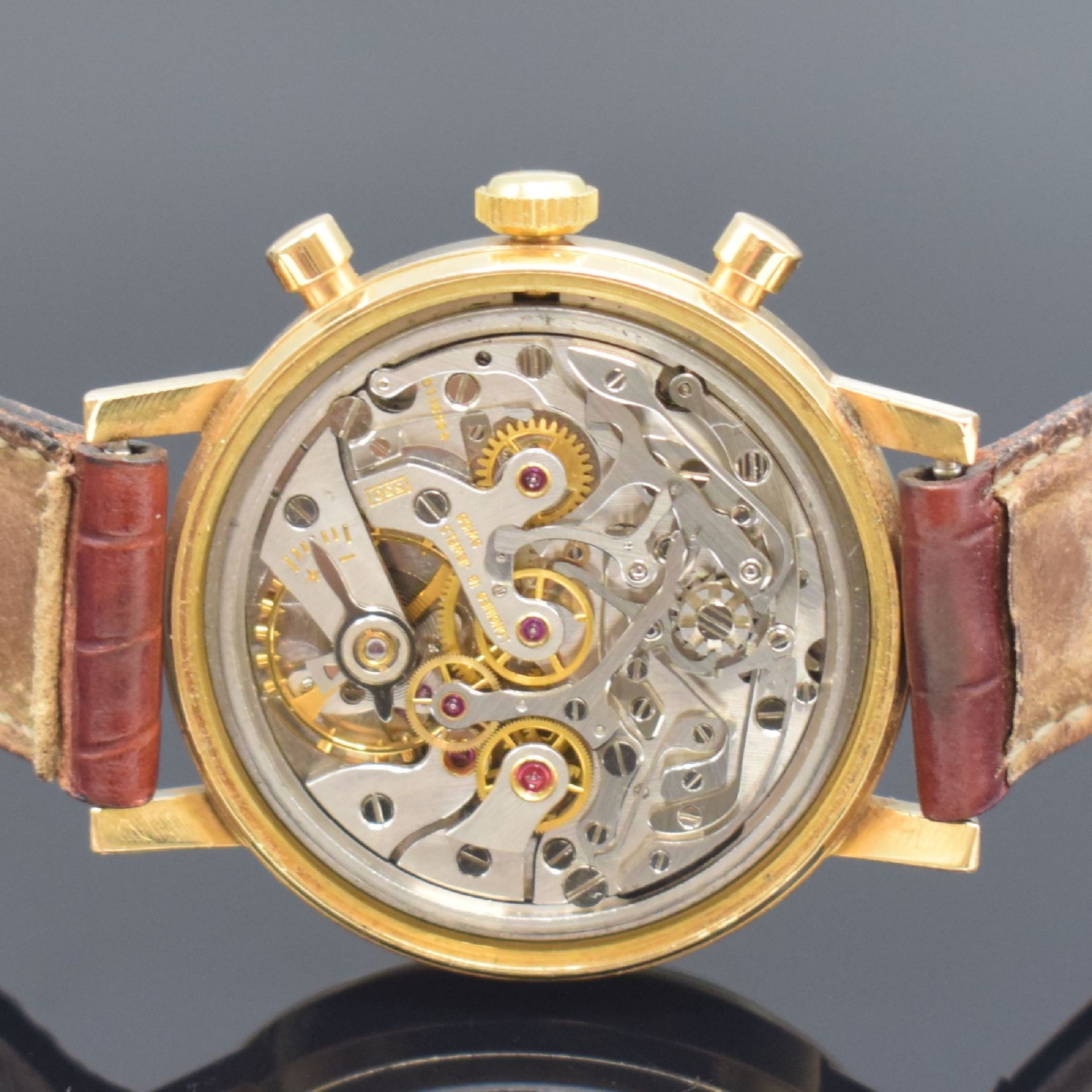 LONGINES seltene Herrenarmbanduhr mit Flyback-Chronograph - Image 5 of 6