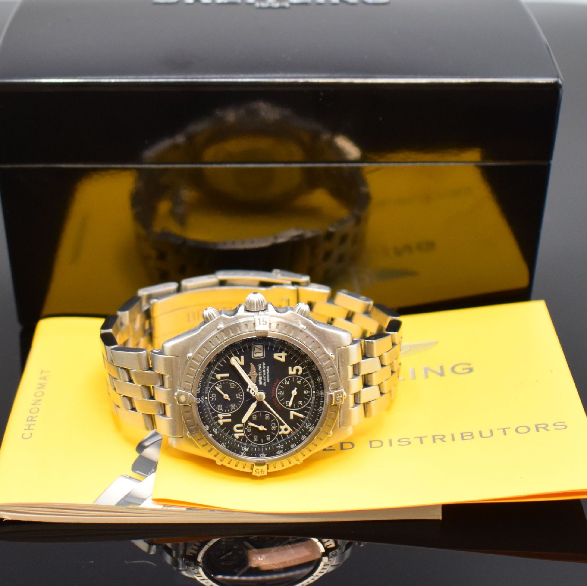 BREITLING Chronomat Blackbird Herrenarmbanduhr mit - Bild 6 aus 6