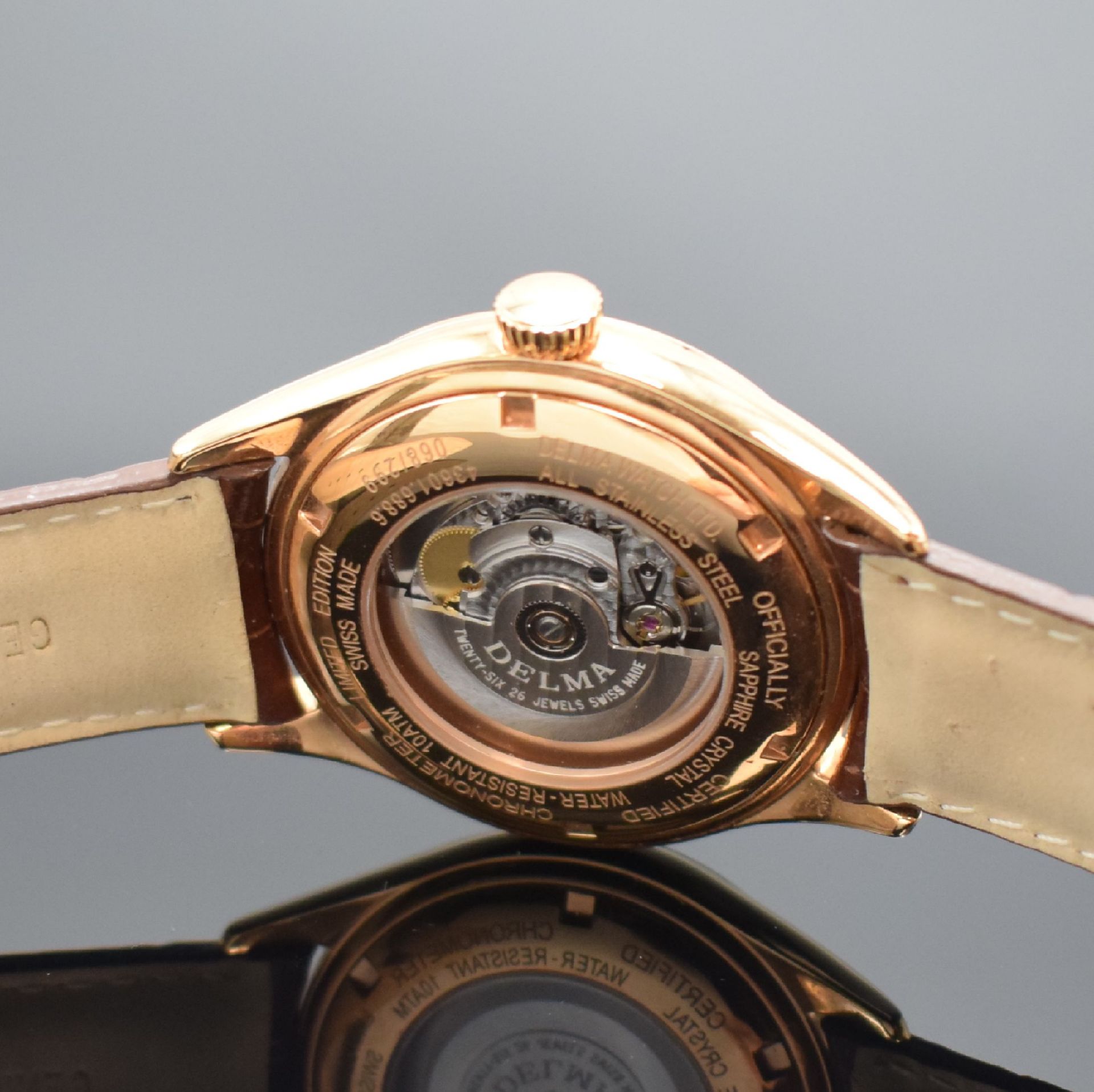 DELMA limitierter Armbandchronometer, Schweiz um 2020, - Image 5 of 6