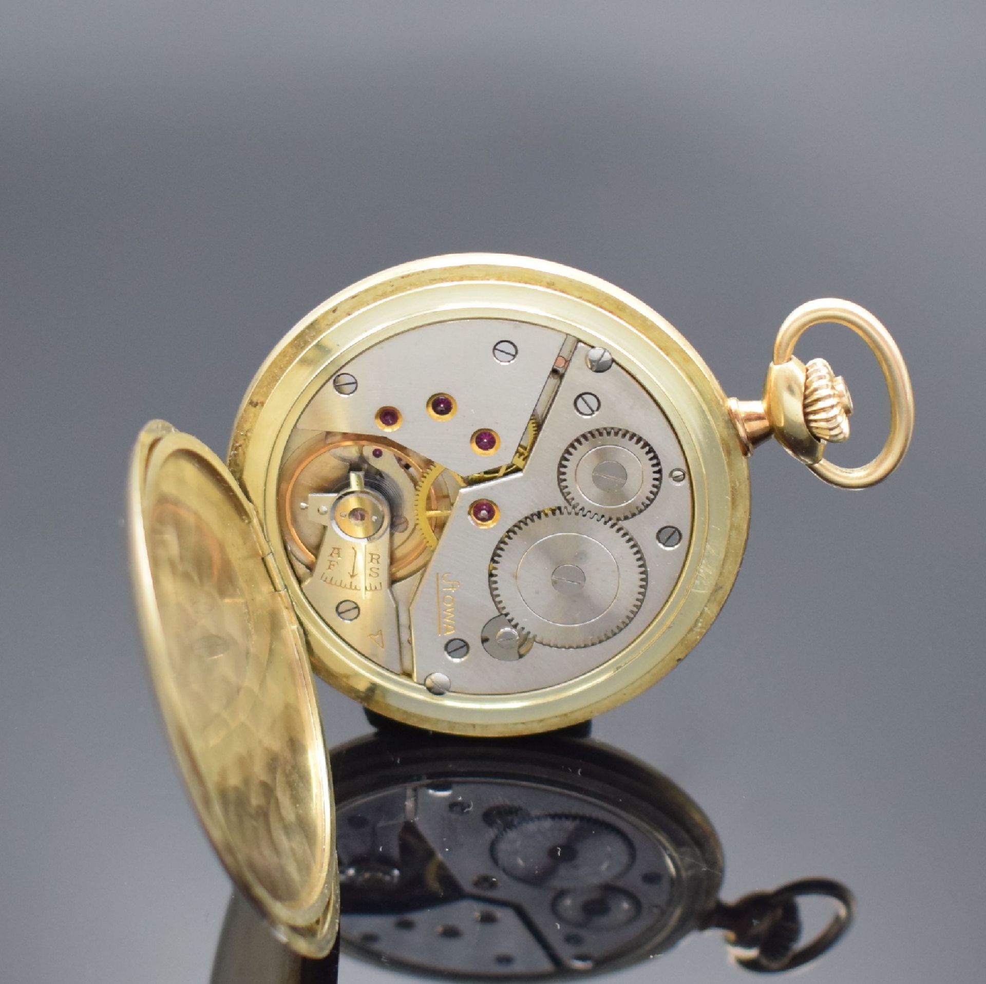 STOWA Savonette in GG 585/000, Schweiz um 1940, 2-Deckel - Image 8 of 8