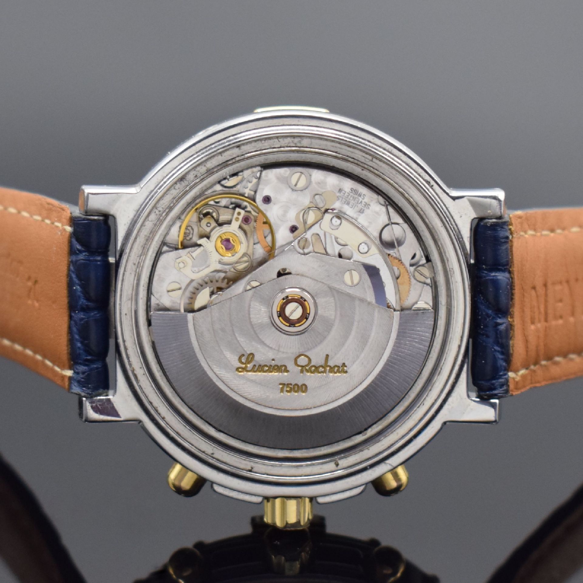 LUCIEN ROCHAT Herrenchronograph mit Voll- Kalender in - Image 6 of 7