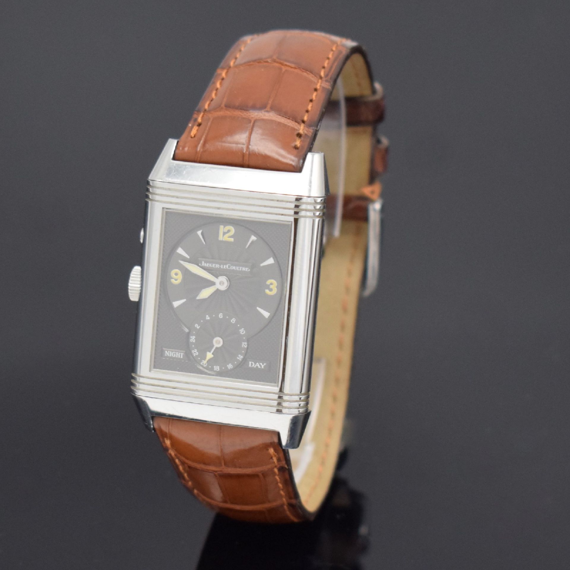 Jaeger-LeCoultre Reverso Duoface Herrenarmbanduhr in - Bild 3 aus 9