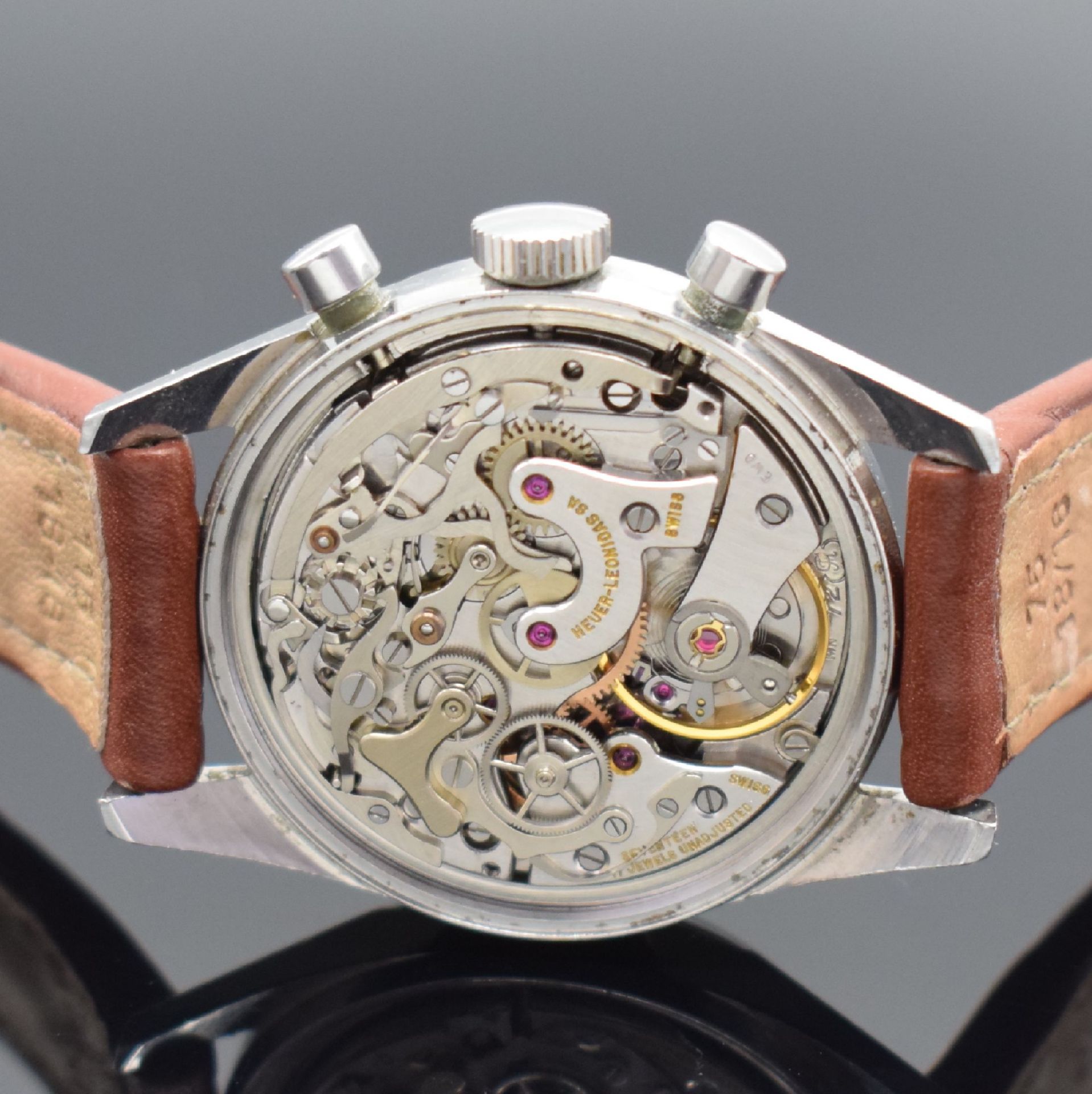 HEUER Carrera seltener, legendäre Schaltradchronograph - Image 6 of 7