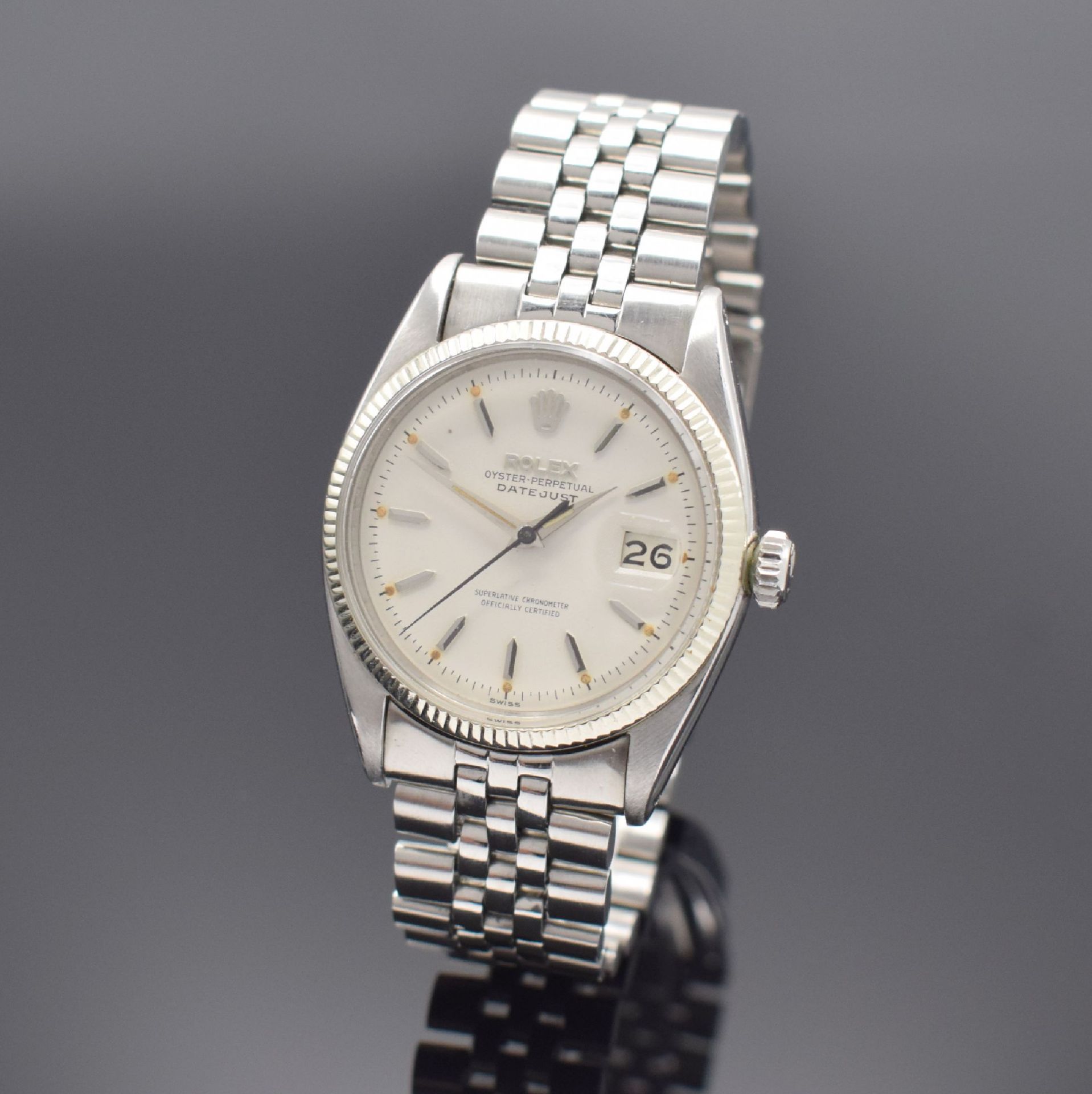 ROLEX Datejust seltene frühe Herrenarmbanduhr Referenz