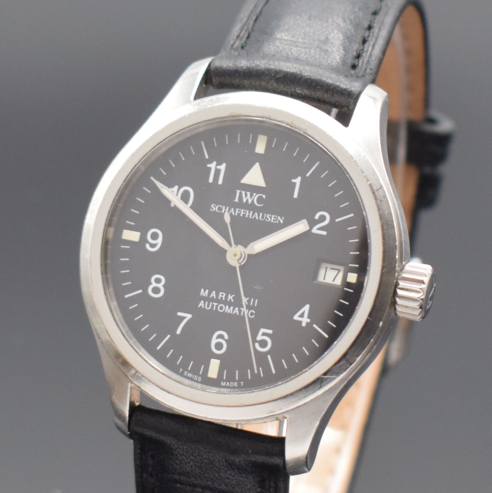 IWC Herrenarmbanduhr Mark XII 'Die Fliegeruhr' Referenz - Image 2 of 8