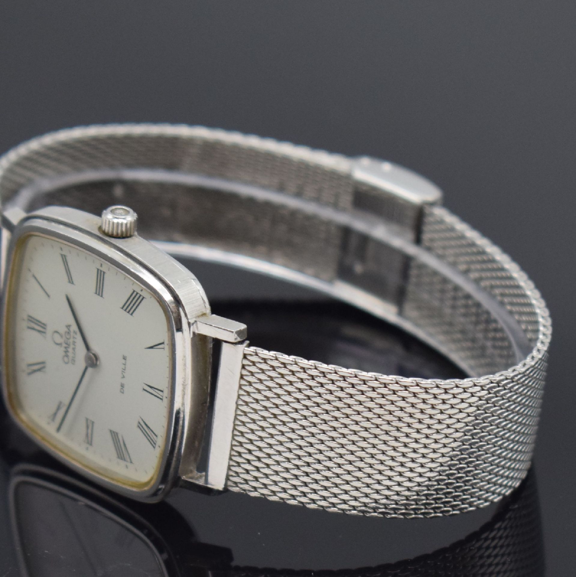 OMEGA De Ville Quartz Armbanduhr in Stahl Referenz MD 191 - Bild 3 aus 6