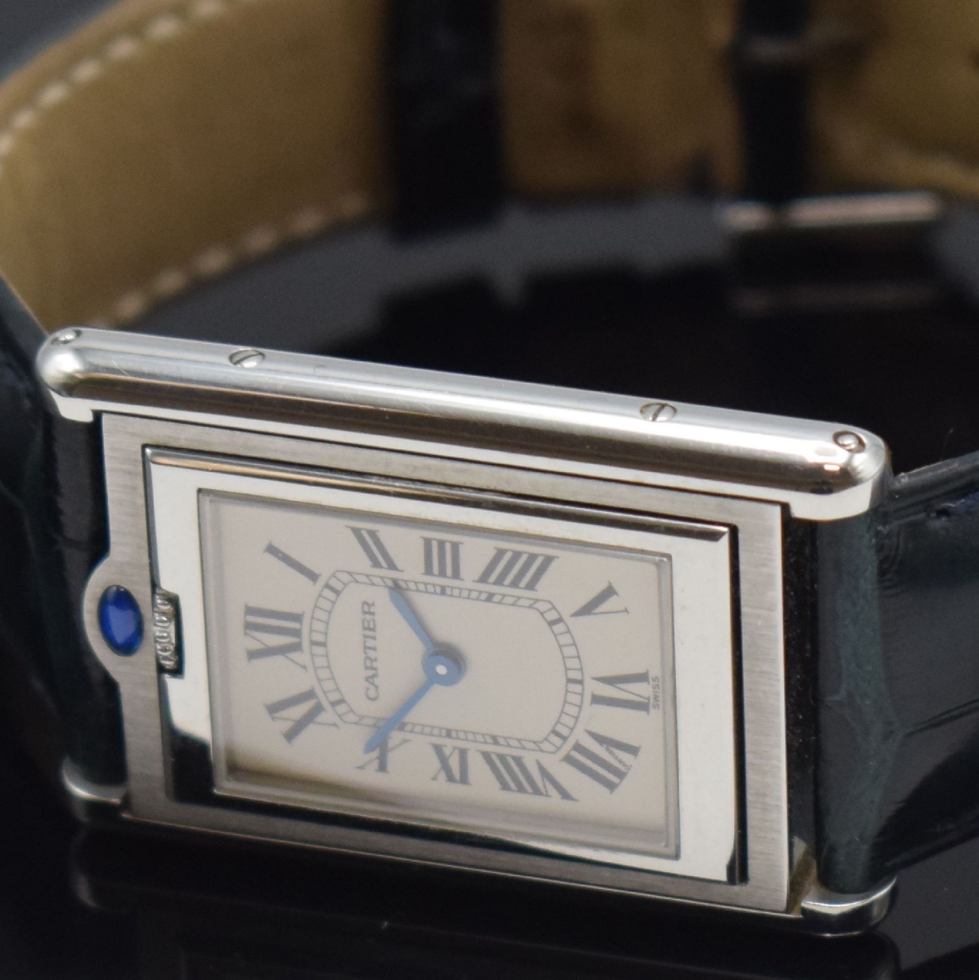 CARTIER Basculante Armbanduhr Referenz 2405, Schweiz um - Bild 3 aus 7