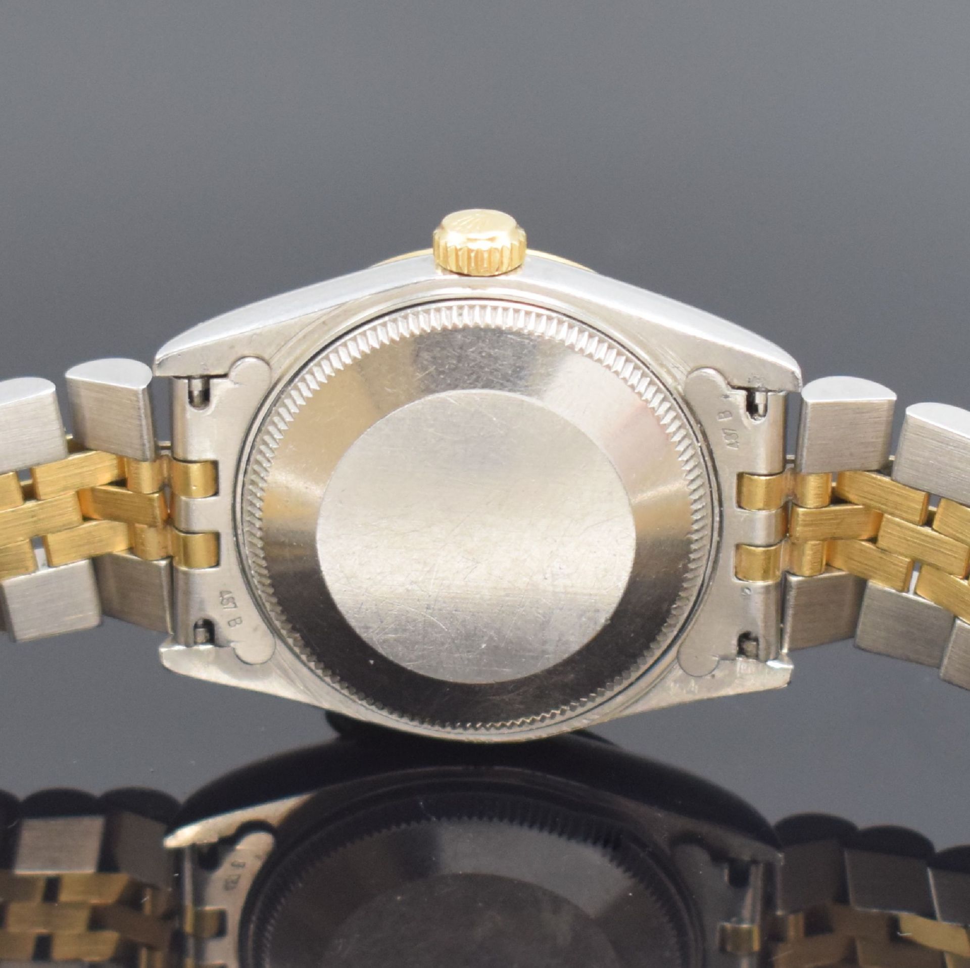 ROLEX Oyster Perpetual Datejust Armbanduhr in Stahl/Gold - Bild 5 aus 6