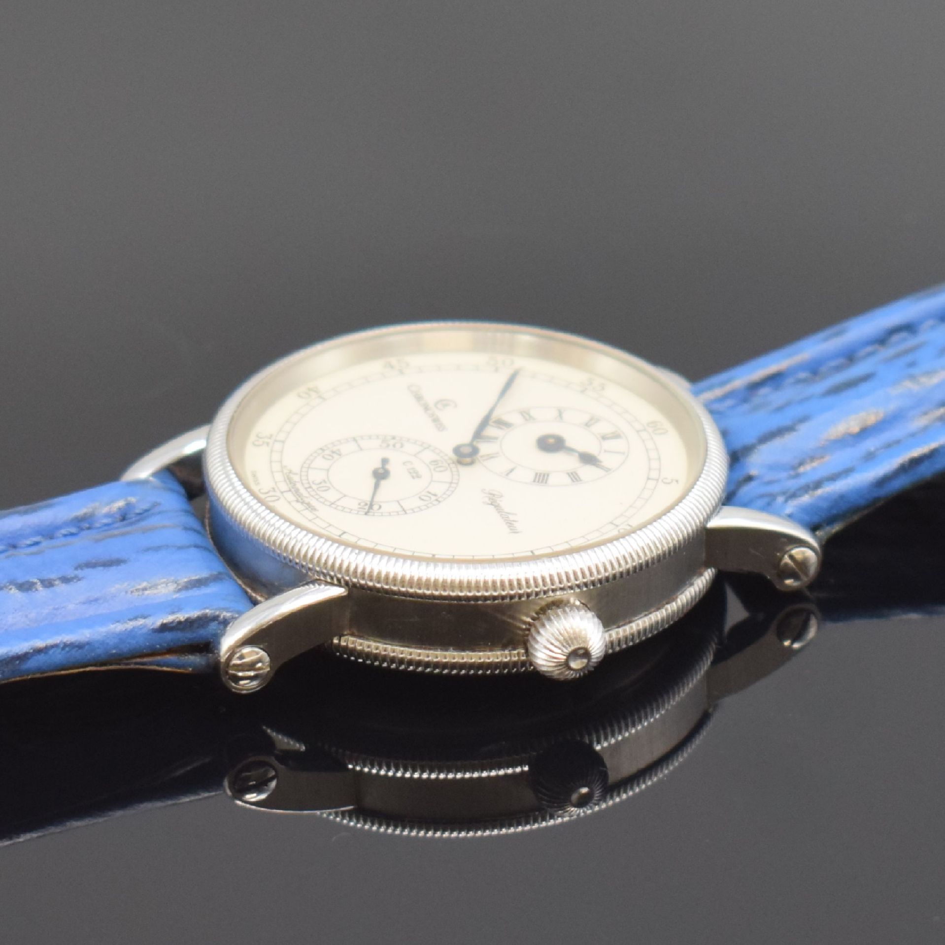 CHRONOSWISS Regulateur Herrenarmbanduhr in Stahl Referenz - Image 4 of 7