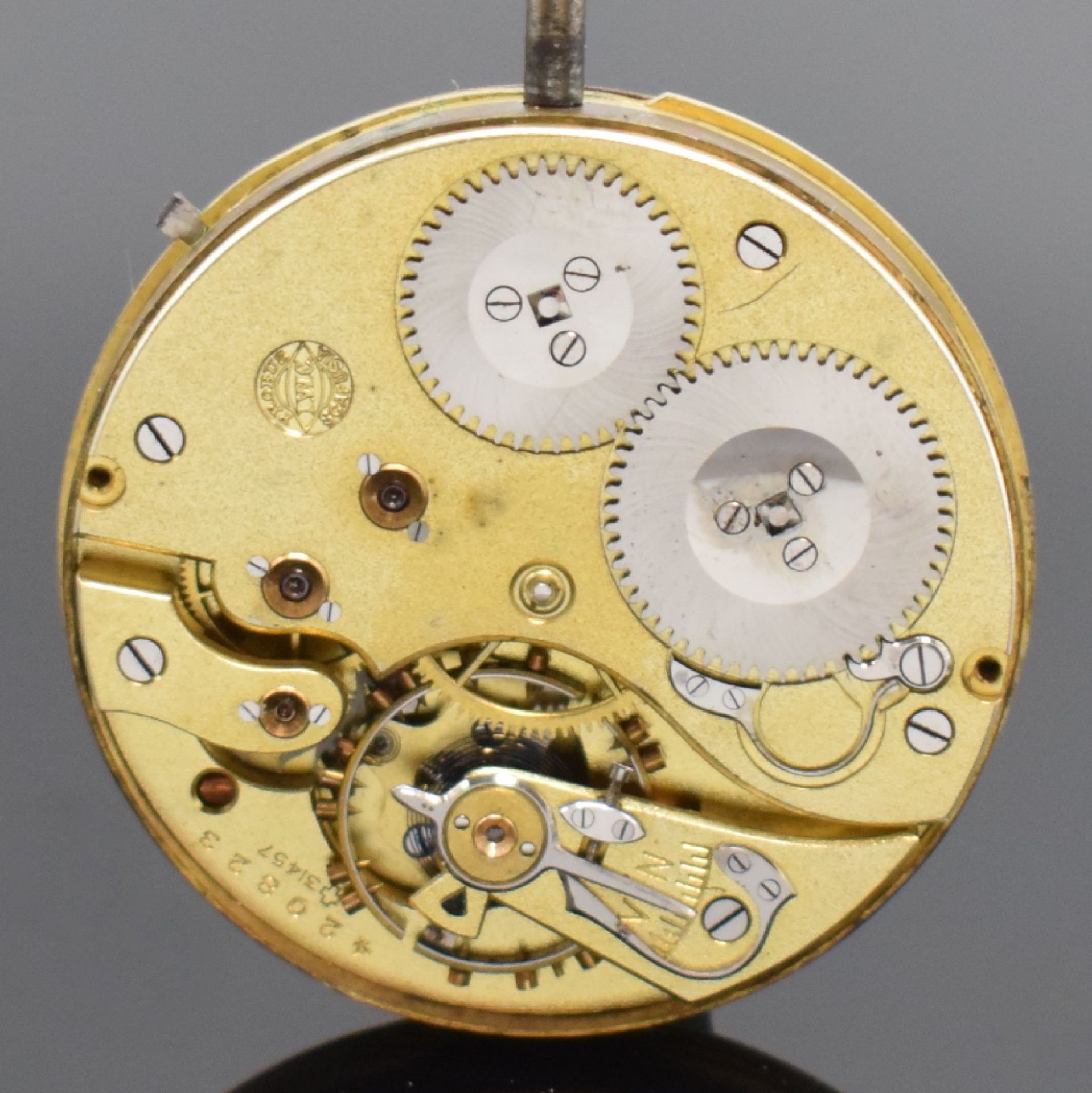 IWC Savonette Taschenuhrwerk Kaliber 53, Schweiz um 1908, - Image 2 of 3