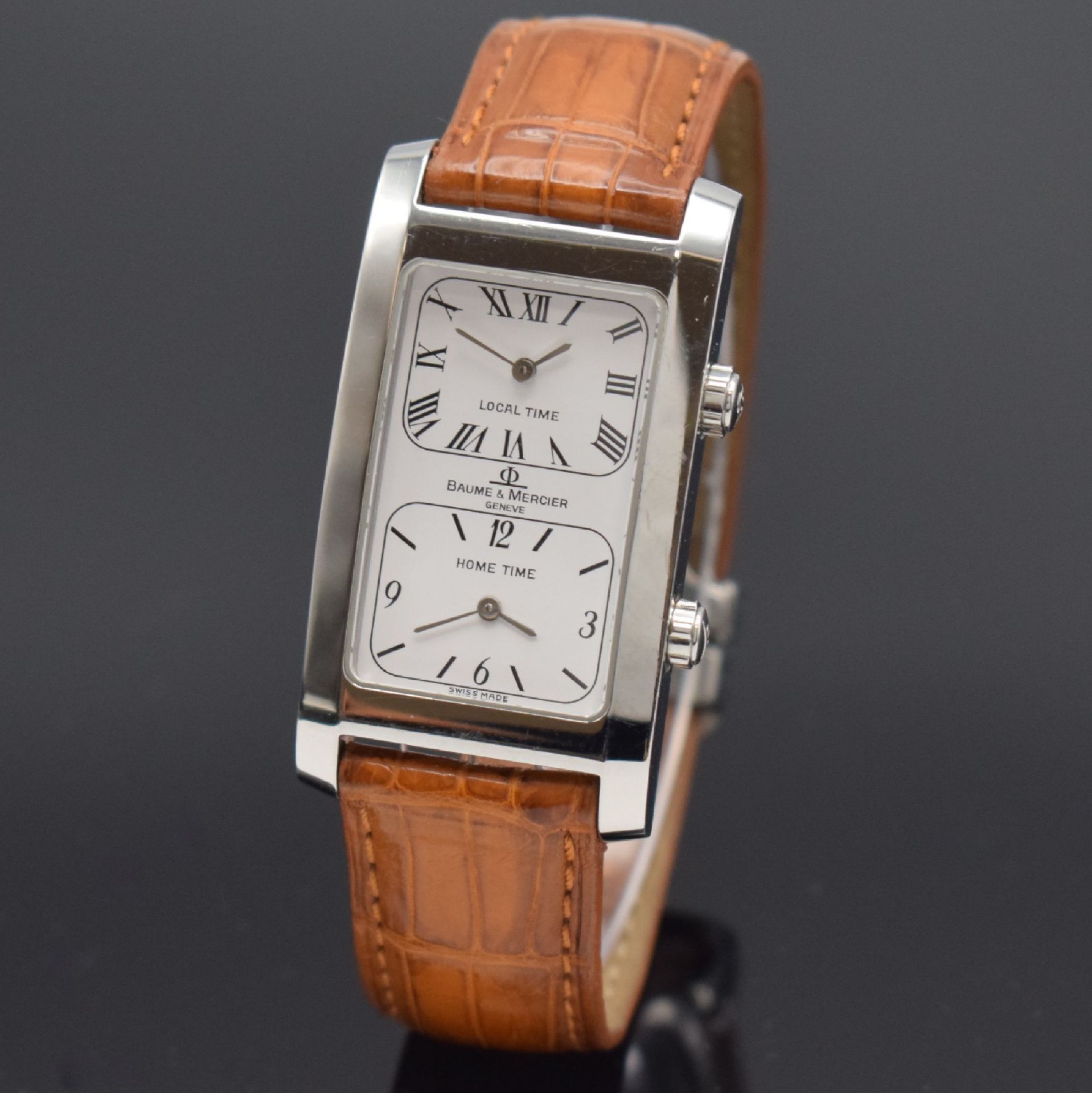 BAUME & MERCIER Armbanduhr Modell Hampton Dual Time