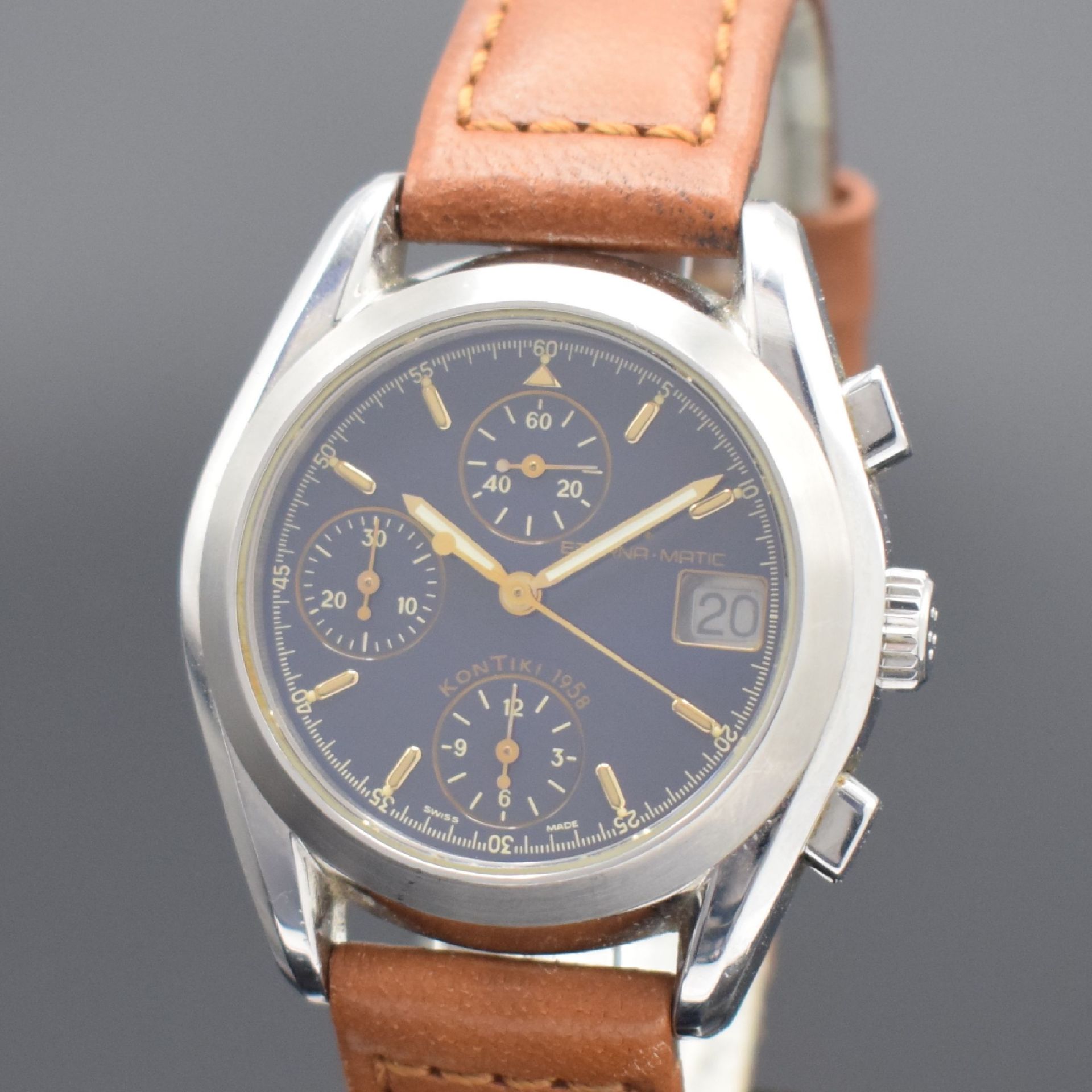 ETERNA Kontiki Herrenchronograph in Stahl Referenz 685 - Image 2 of 8