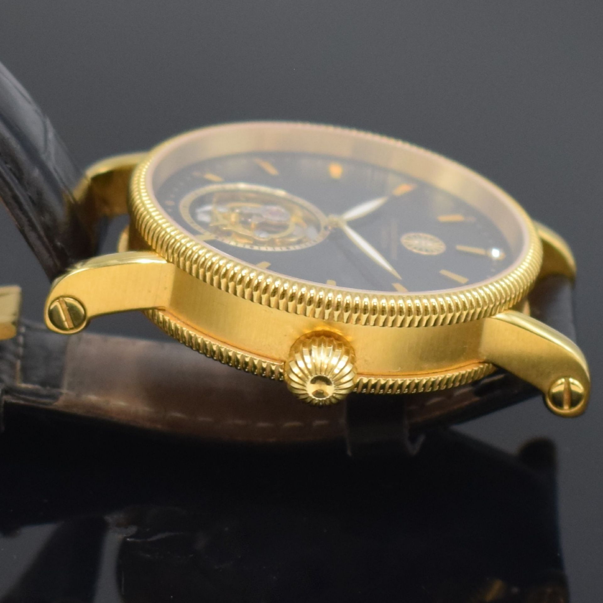 CONSTANTIN DURMONT Herrenarmbanduhr mit Tourbillon, um - Image 4 of 5