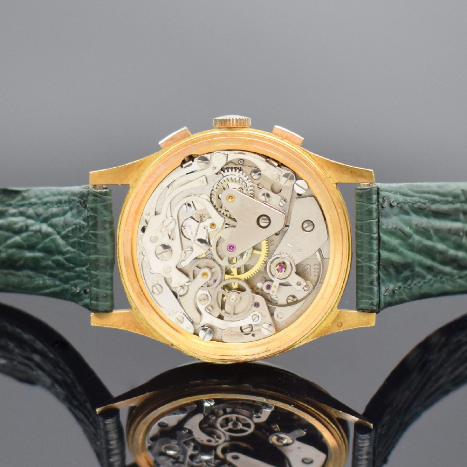 GIGANDET / CHRONOGRAPHE SUISSE Armbandchronograph in RG - Image 5 of 6