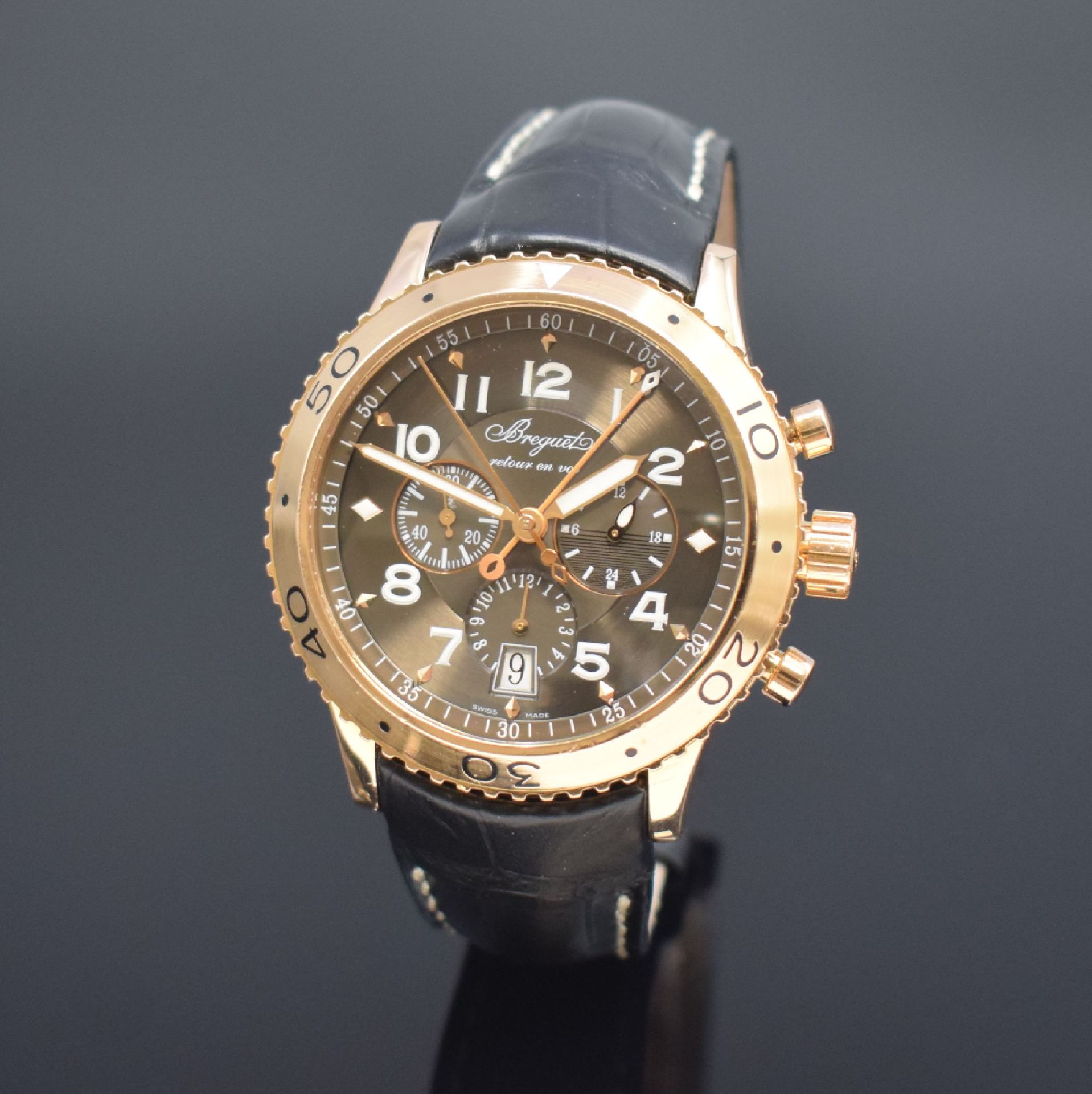 BREGUET Type XXI Flyback Chronograph in RG 750/000