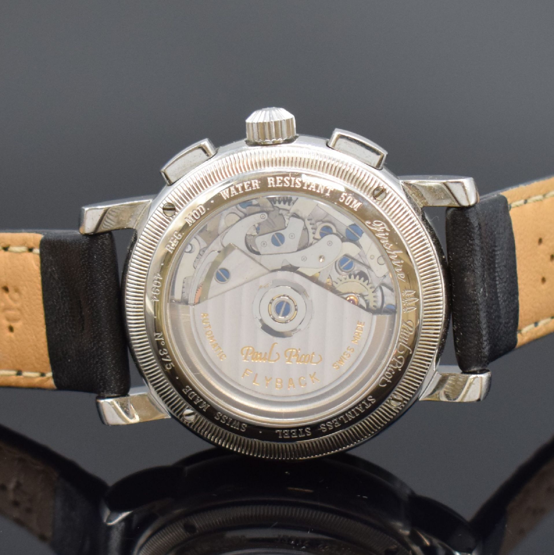 PAUL PICOT Herrenarmbanduhr Modell Firshire Flyback, - Image 5 of 6