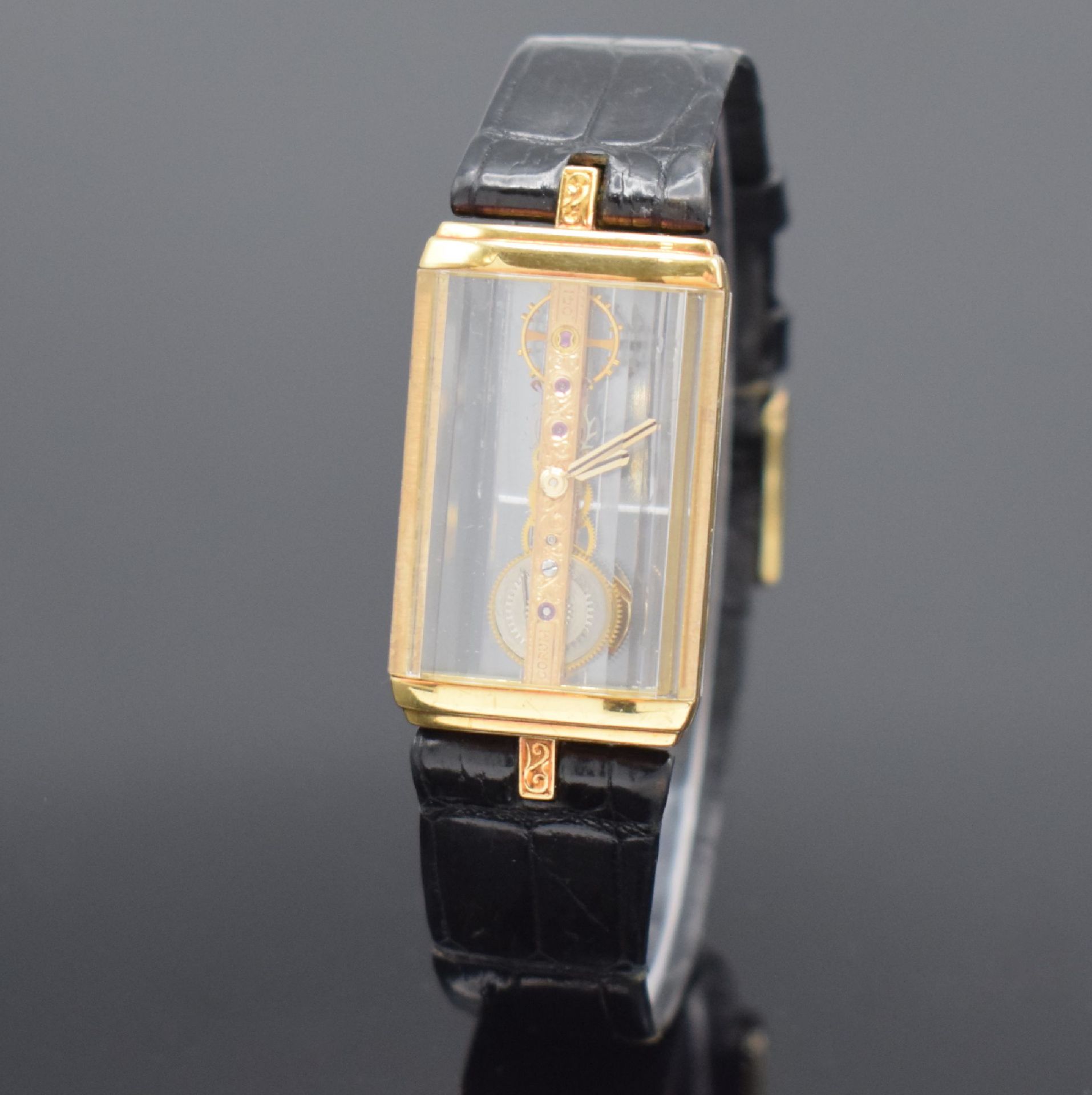 CORUM Golden Bridge Armbanduhr in GG 750/000 Referenz