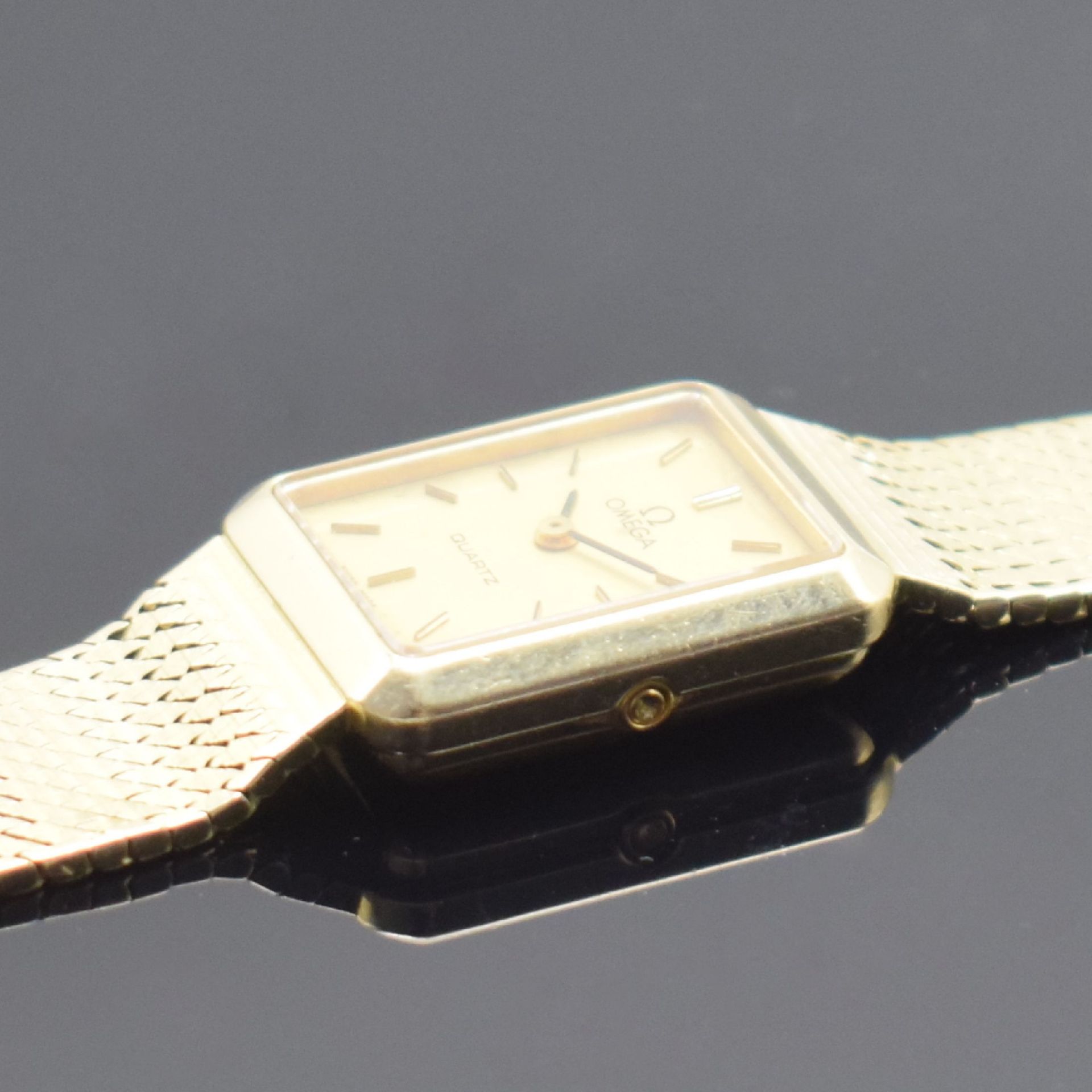 OMEGA Damenarmbanduhr in GG 585/000, Schweiz um 1980, - Bild 5 aus 6