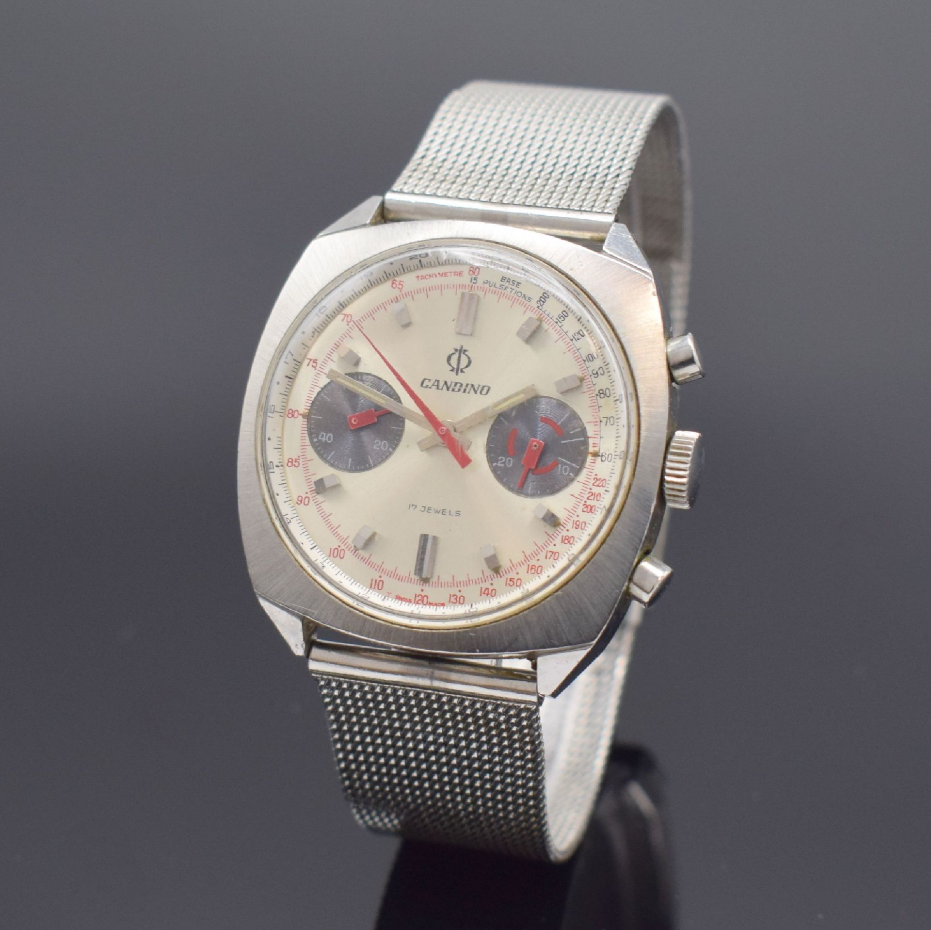 CANDINO Herrenarmbanduhr mit Chronograph, Schweiz um