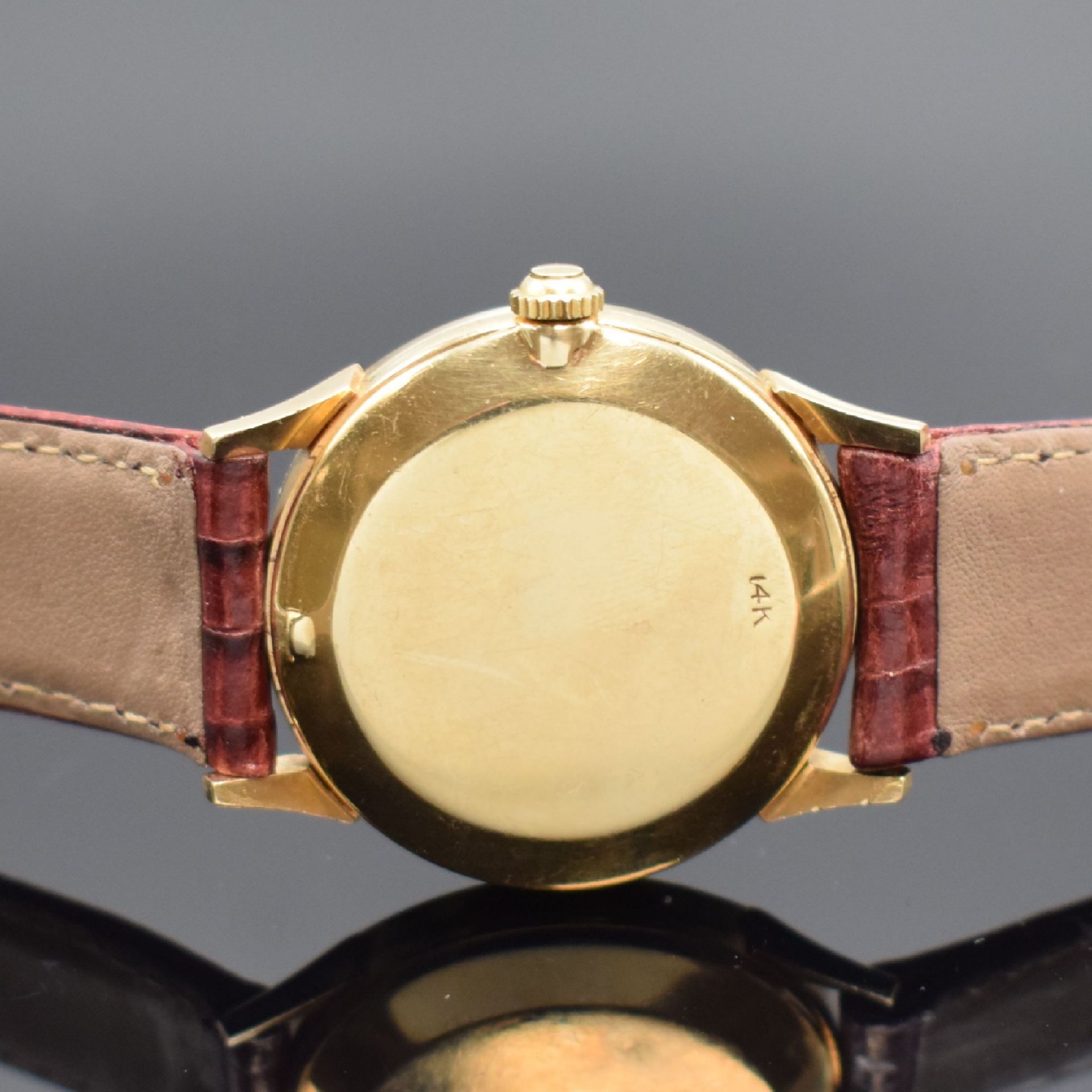 LeCOULTRE Herrenarmbanduhr in GG 585/000, Schweiz für - Bild 4 aus 6