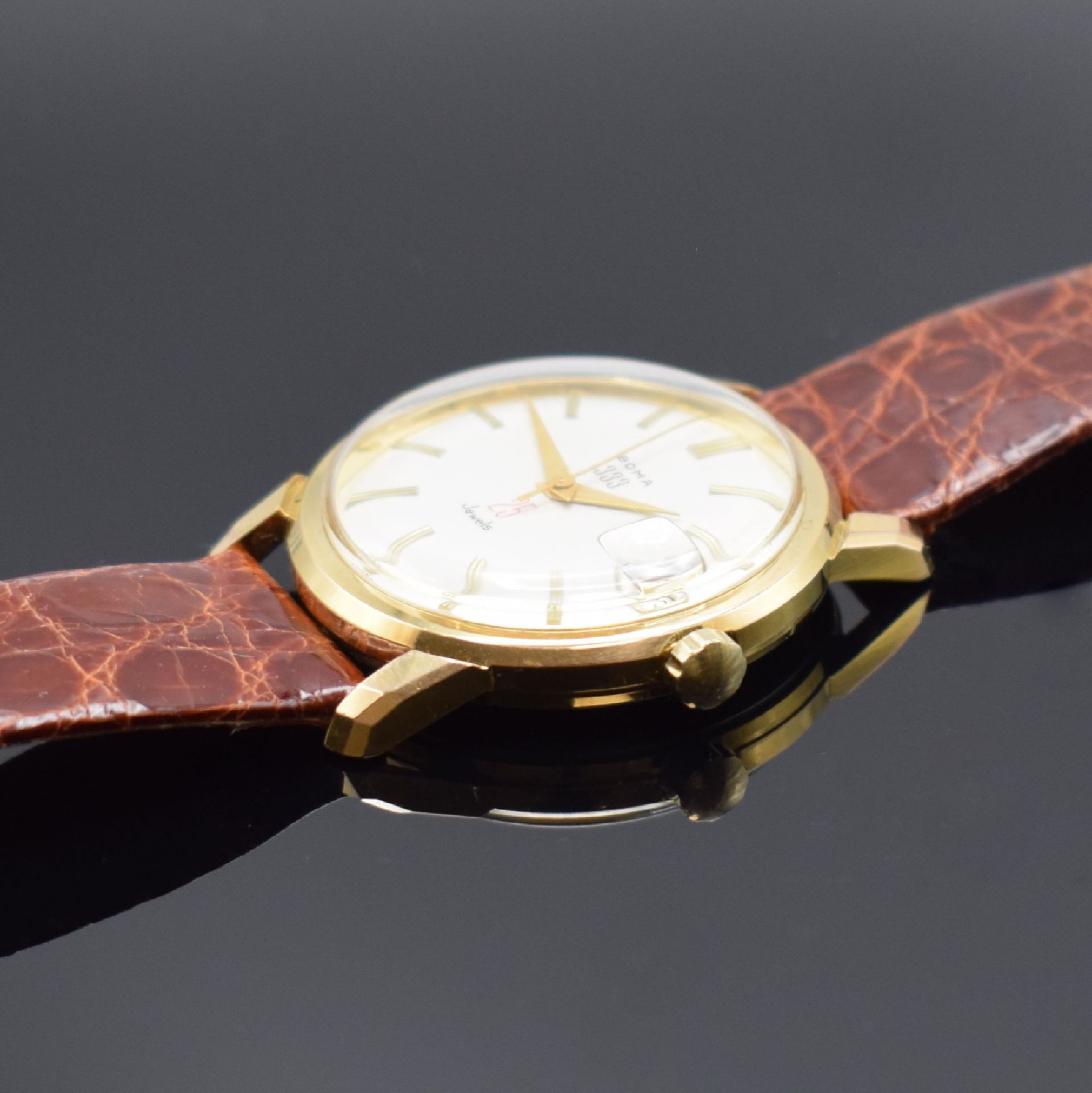 SANDOZ / BOMA 333 Armbanduhr mit seltenem Automatikwerk - Bild 3 aus 6