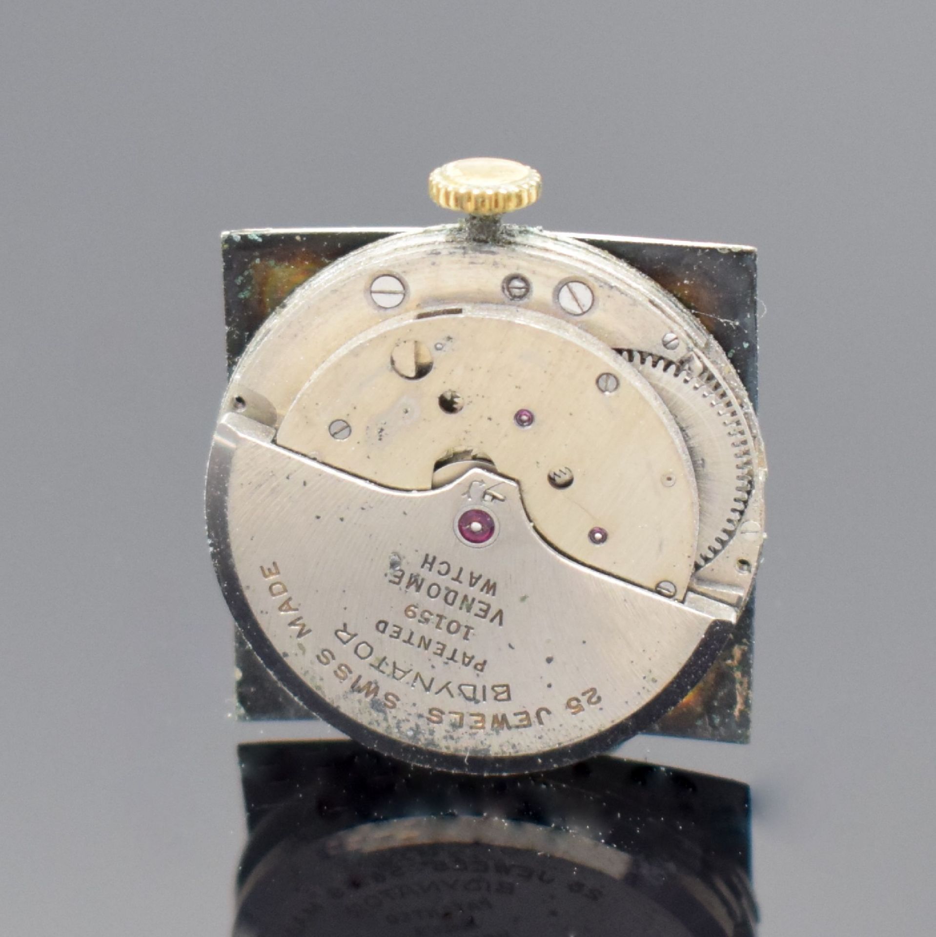 VENDOME Armbanduhr in GG 750/000, Schweiz um 1960, - Image 5 of 6