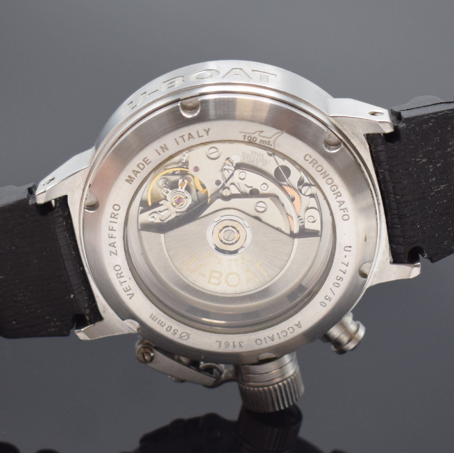 U-BOAT Italo Fontana Herrenarmbanduhr mit Chronograph - Image 6 of 6