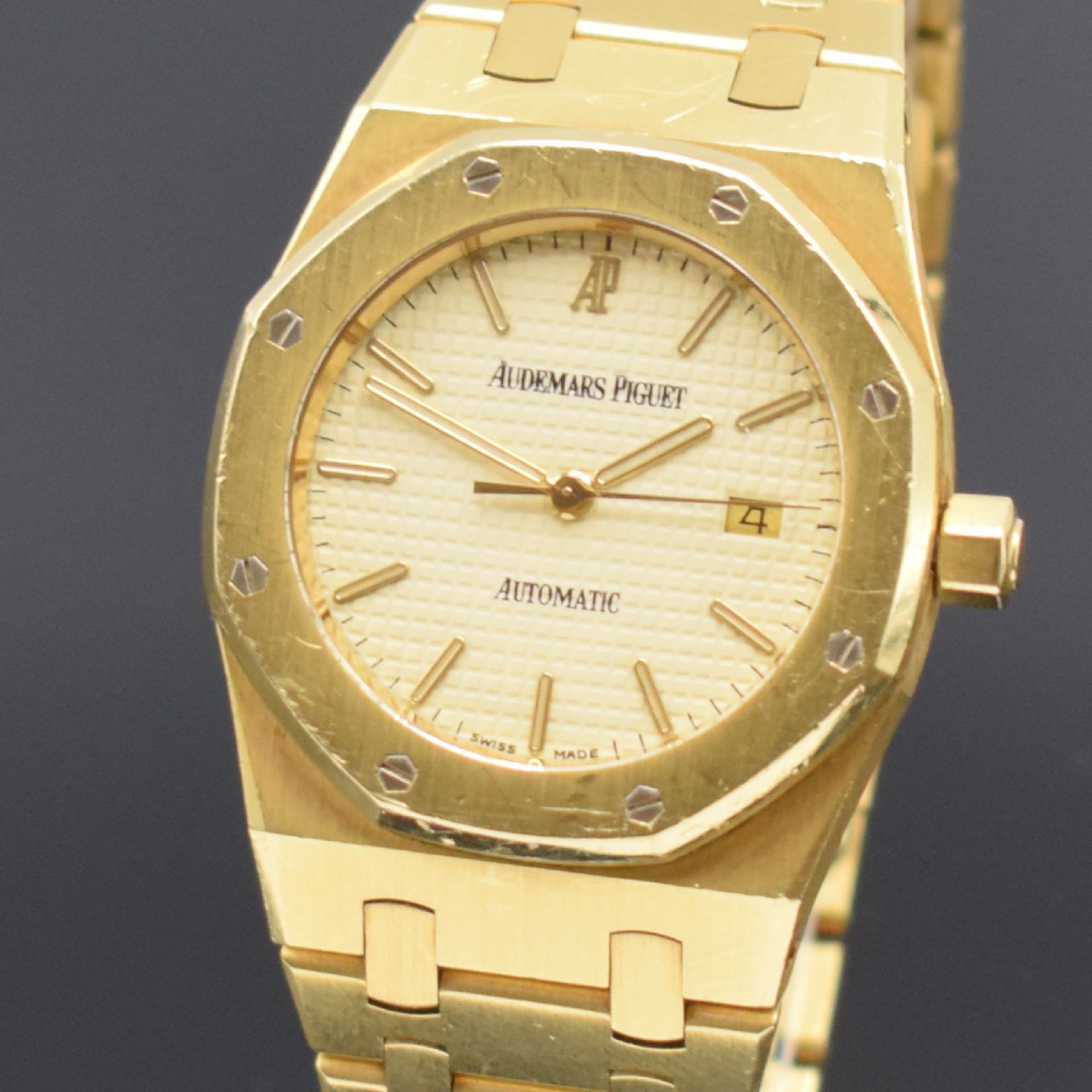 AUDEMARS PIGUET seltene Armbanduhr Royal Oak in GG 750/000 - Image 2 of 7