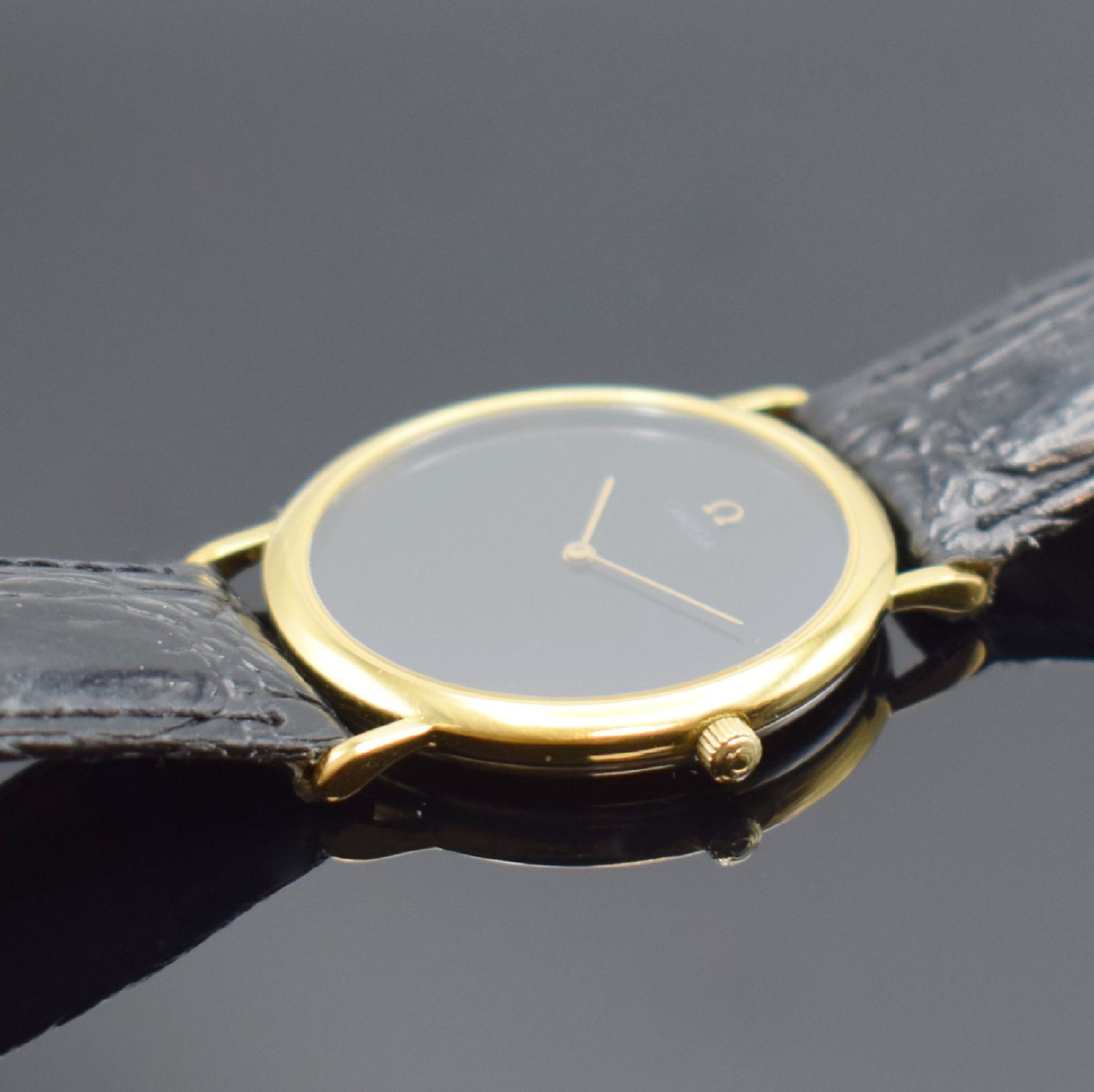 OMEGA De Ville vergoldete Armbanduhr, Schweiz um 1990, - Bild 4 aus 6