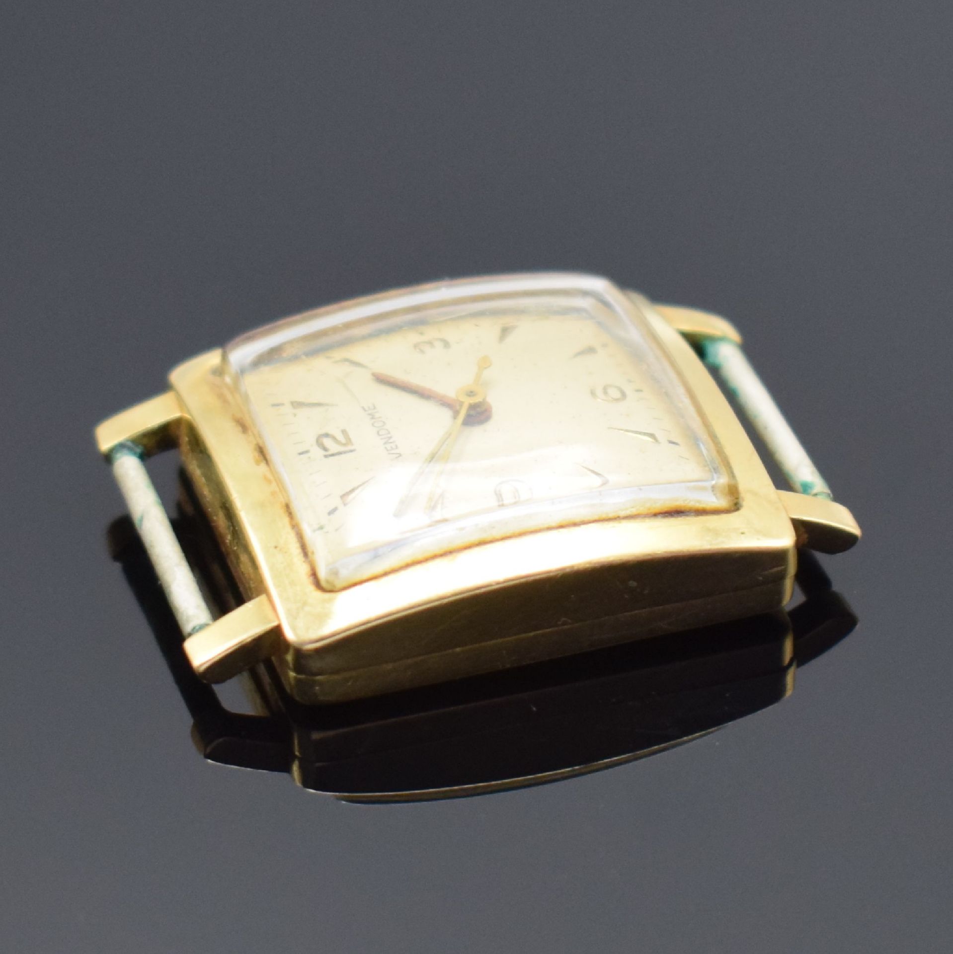 VENDOME Armbanduhr in GG 750/000, Schweiz um 1960, - Image 4 of 6