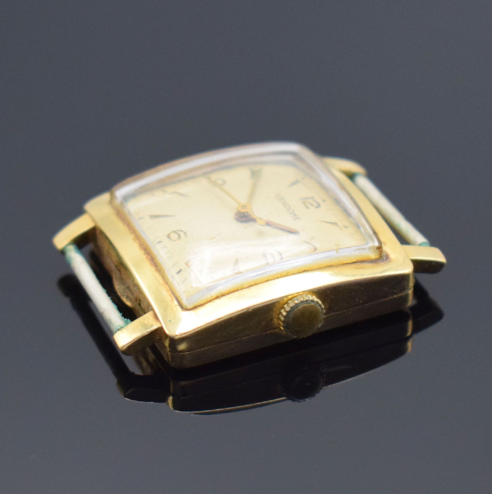 VENDOME Armbanduhr in GG 750/000, Schweiz um 1960, - Image 2 of 6