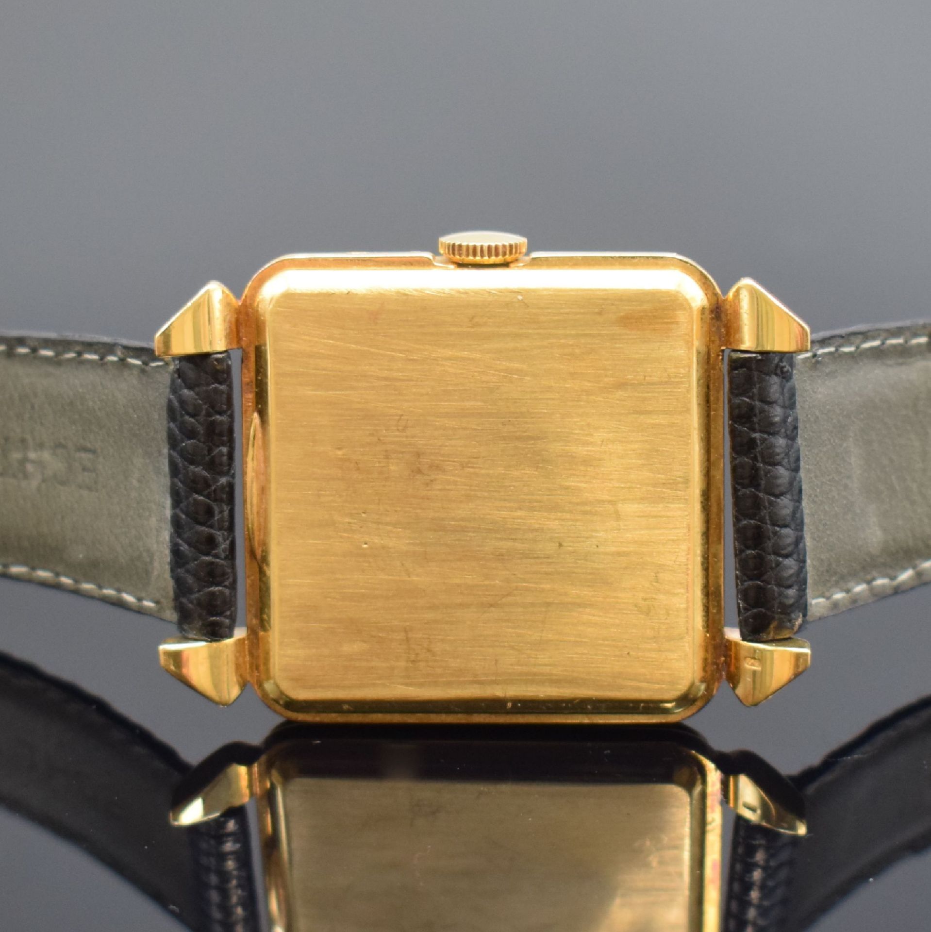 OMEGA quadratische Herrenarmbanduhr mit Hammerautomatik in - Bild 6 aus 8