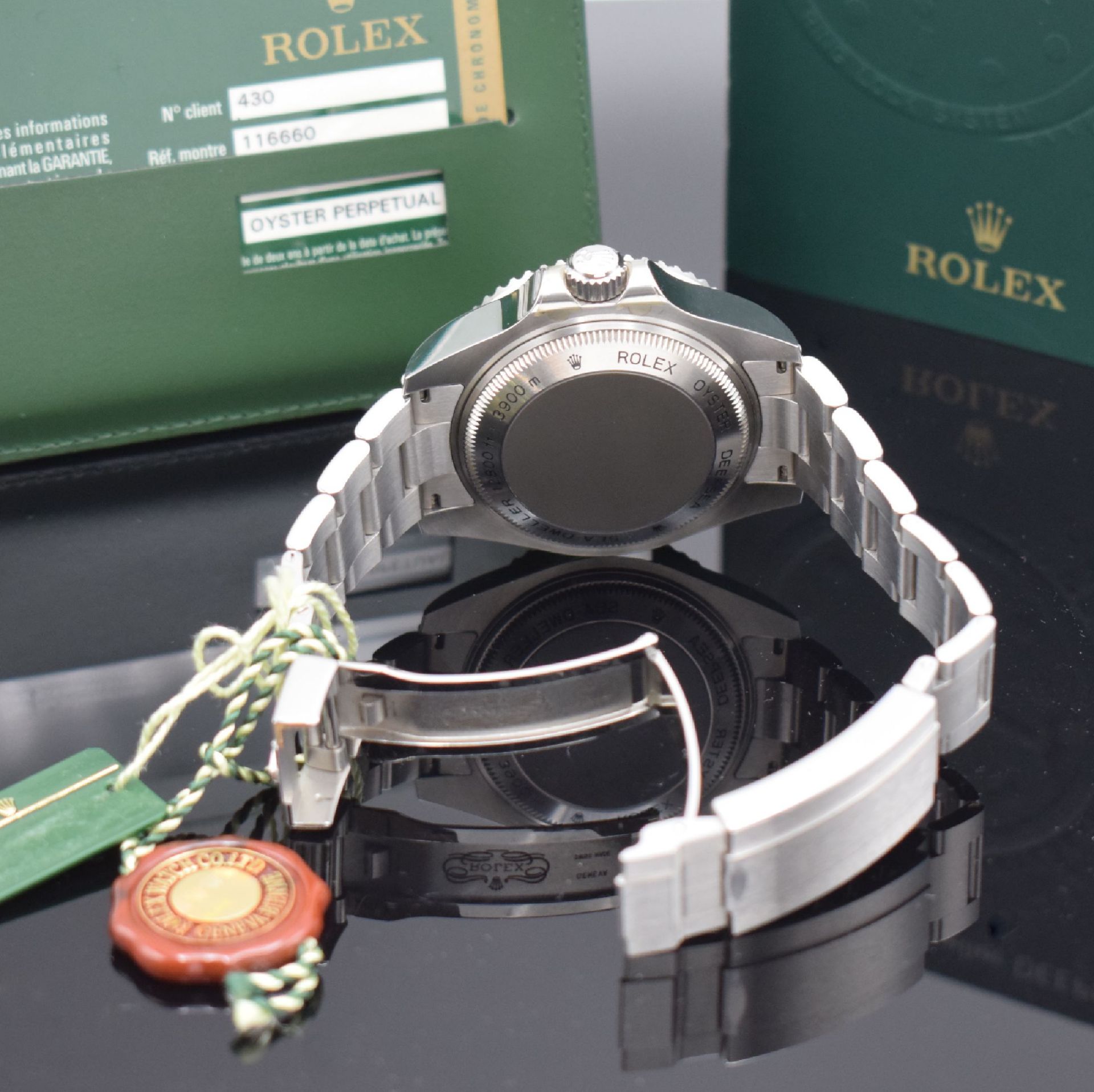 ROLEX Herrenarmbanduhr Oyster Perpetual Date Sea-Dweller - Image 4 of 5