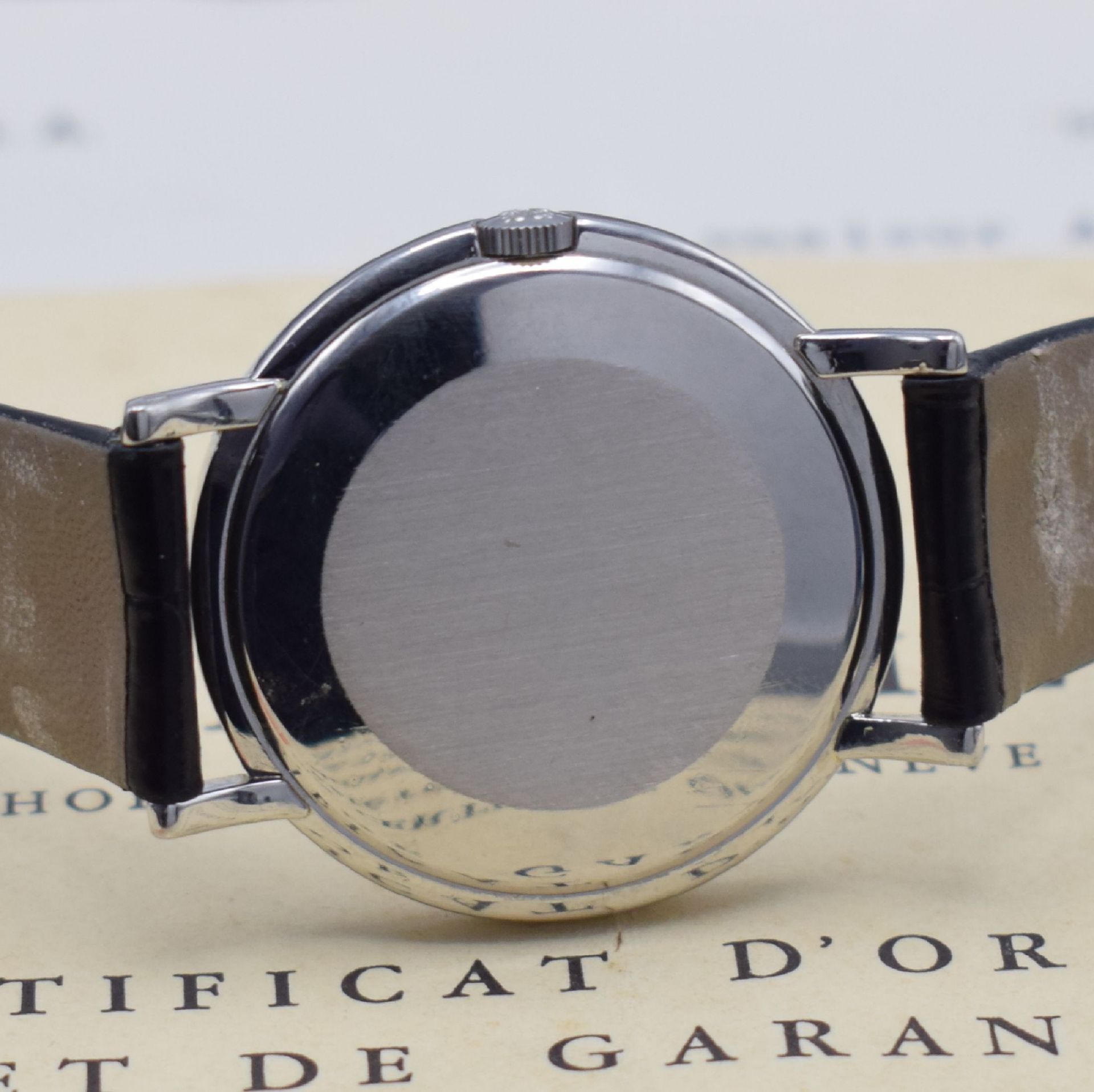 PATEK PHILIPPE sehr seltene Armbanduhr in Platin Referenz - Image 5 of 7