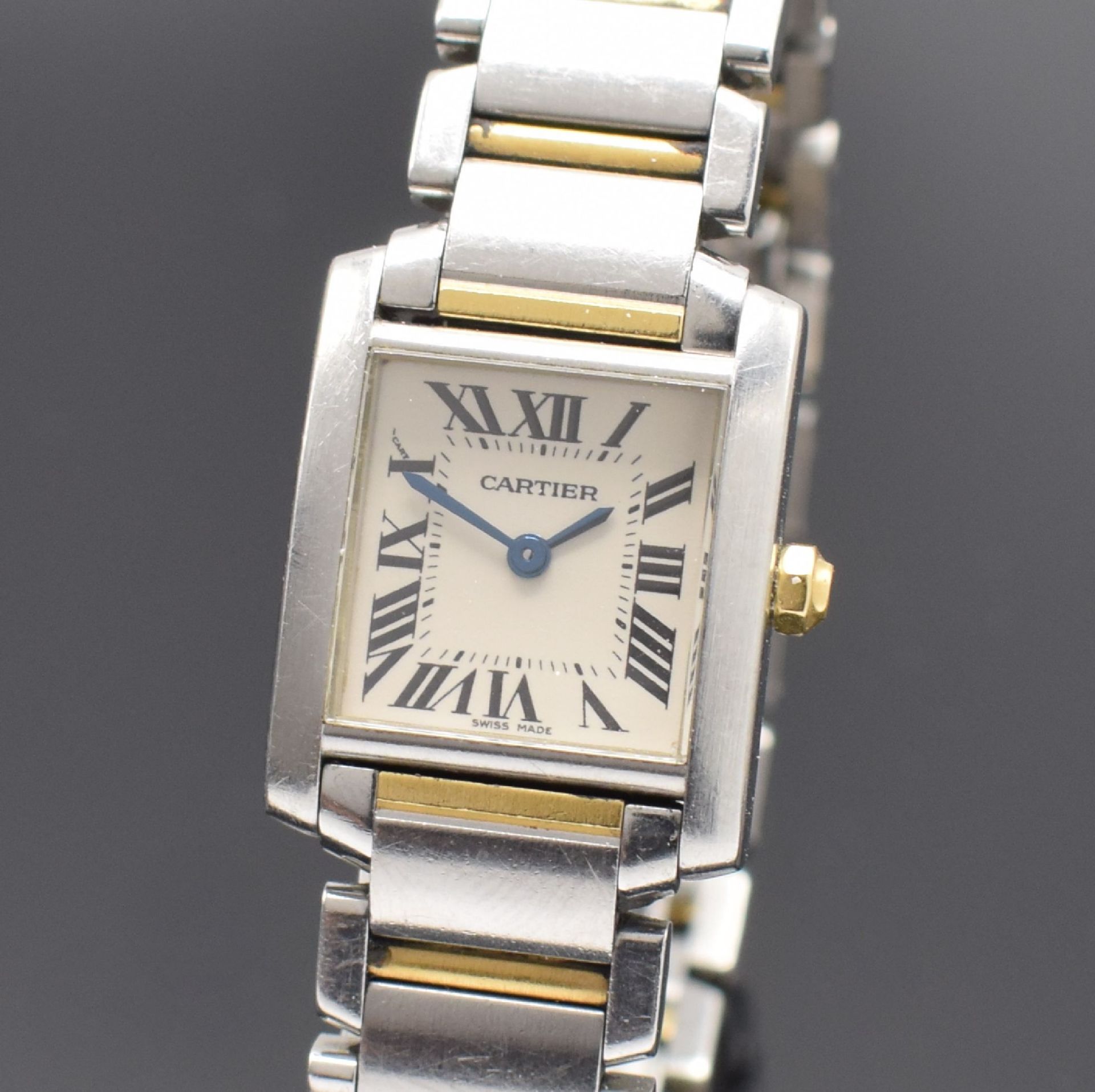 CARTIER Tank Francaise Damenarmbanduhr Referenz 2384, - Bild 2 aus 7