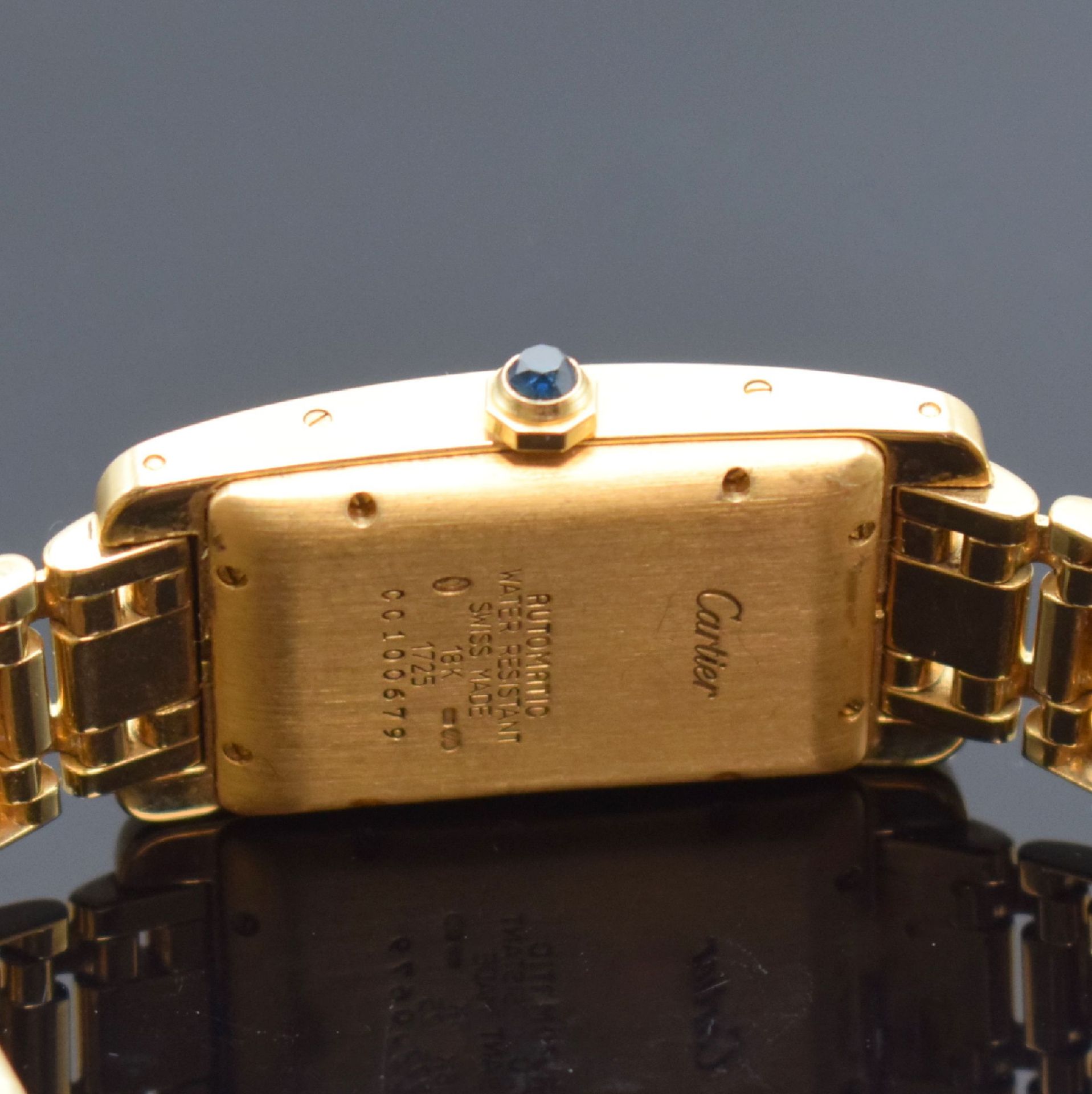 CARTIER Armbanduhr Tank Americaine in GG 750/000 Referenz - Image 6 of 7