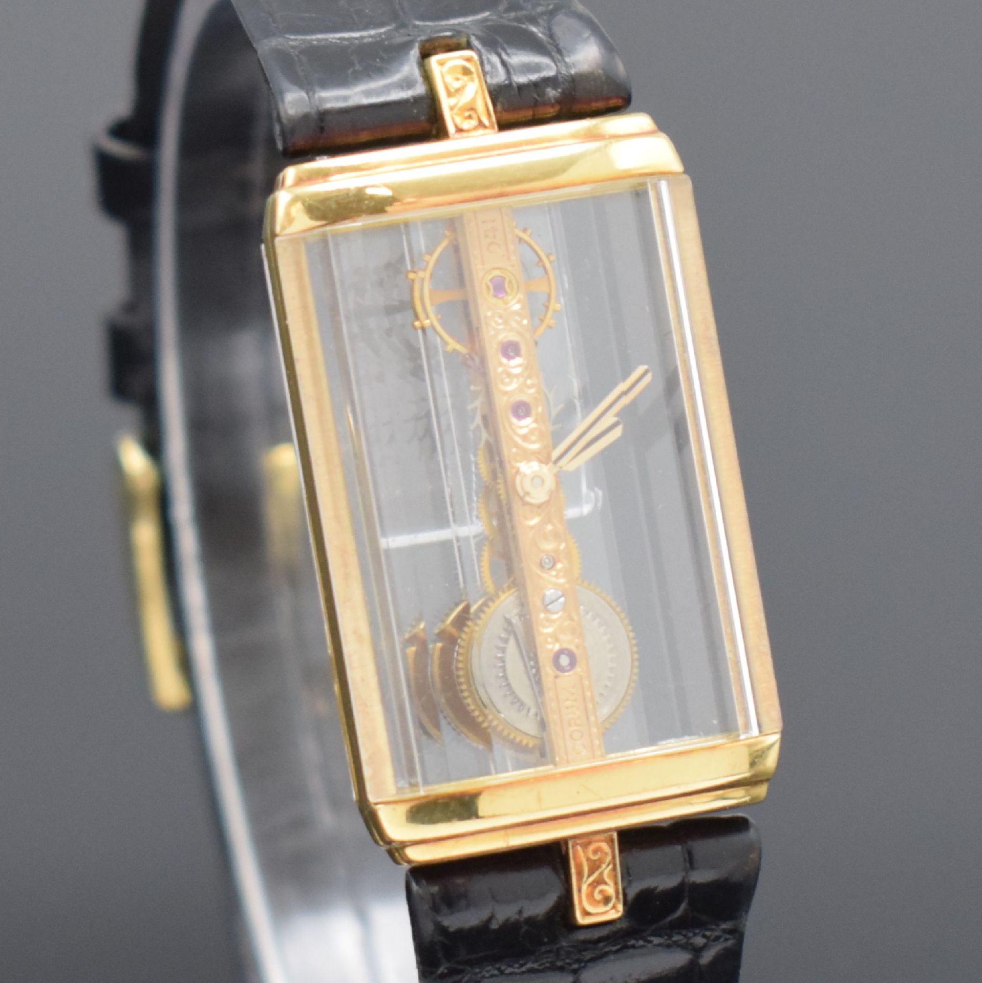 CORUM Golden Bridge Armbanduhr in GG 750/000 Referenz - Bild 4 aus 6