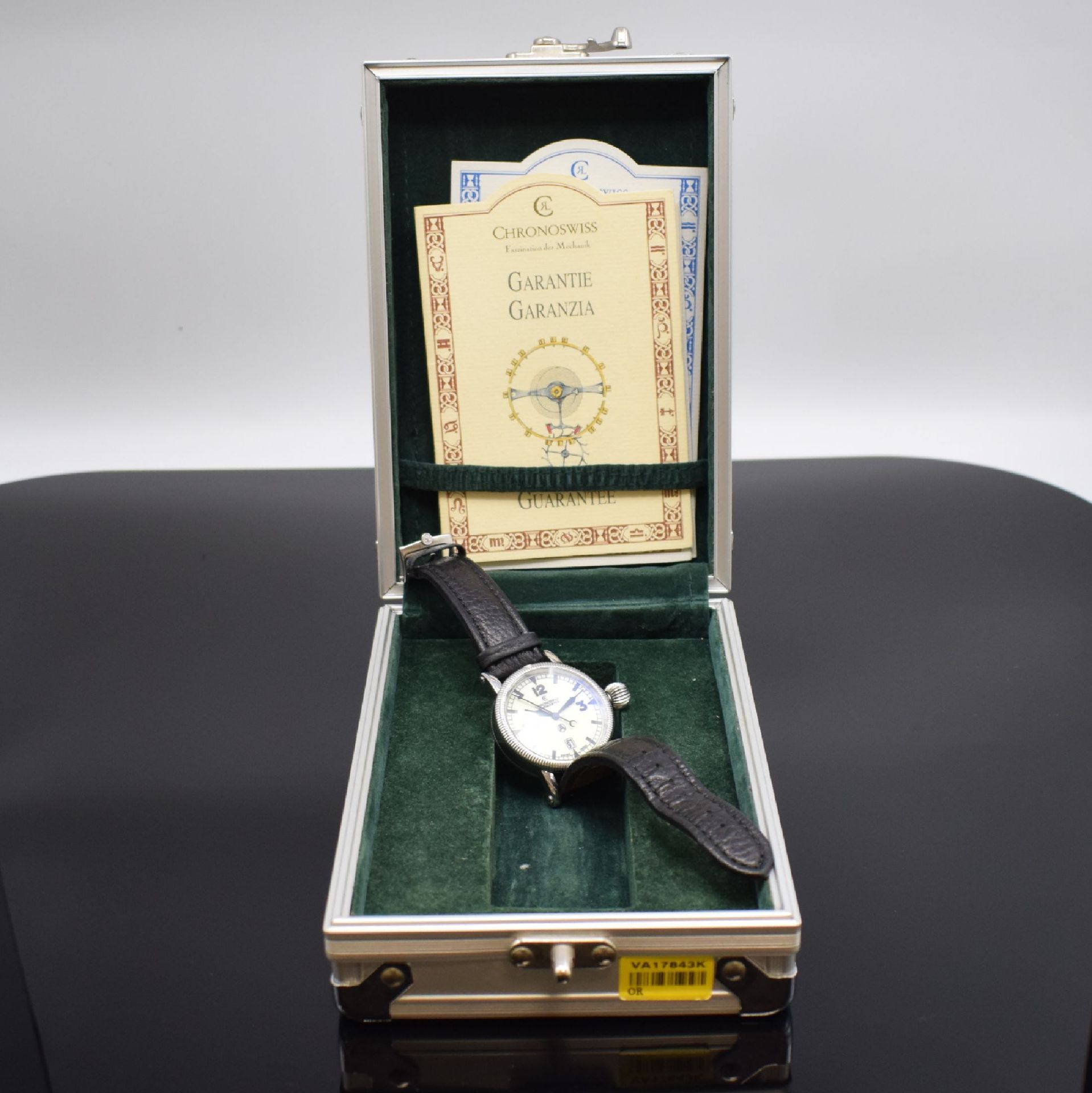 CHRONOSWISS Timemaster Herrenarmbanduhr in Stahl Referenz - Bild 8 aus 8