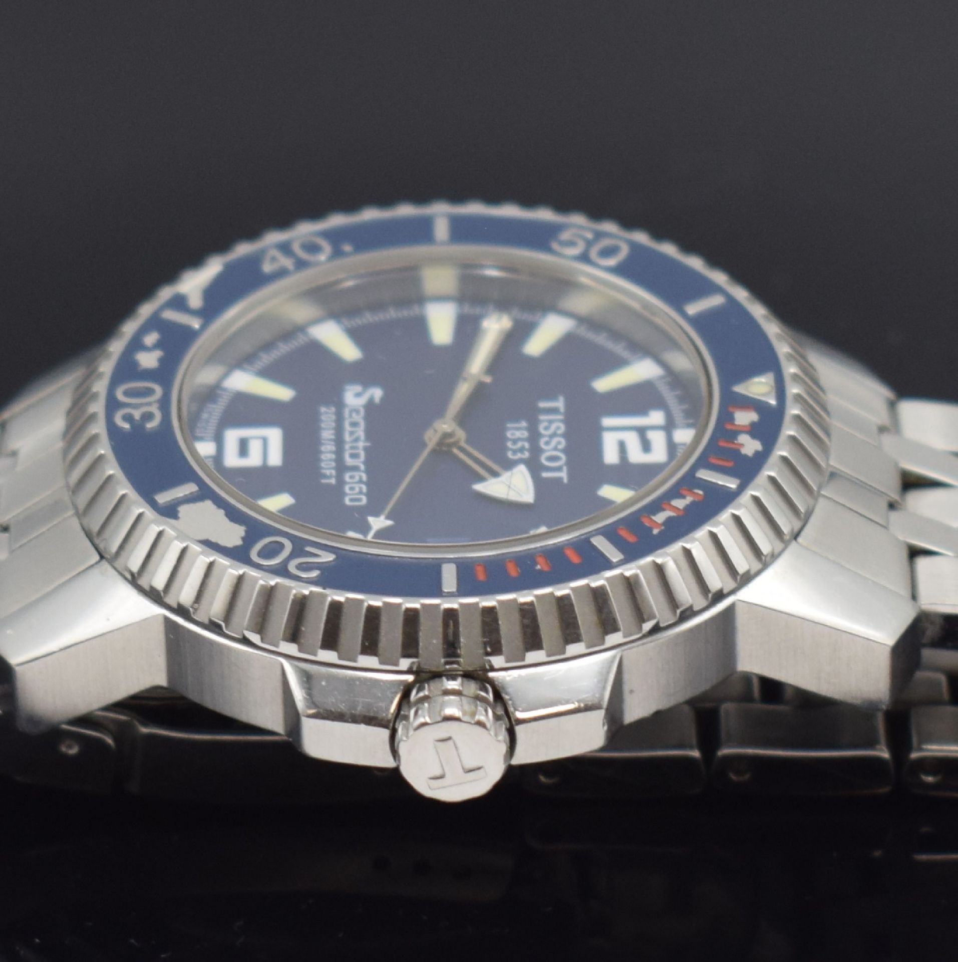 TISSOT Seastar 660 Herrenarmbanduhr, Schweiz um 2004, - Image 5 of 7