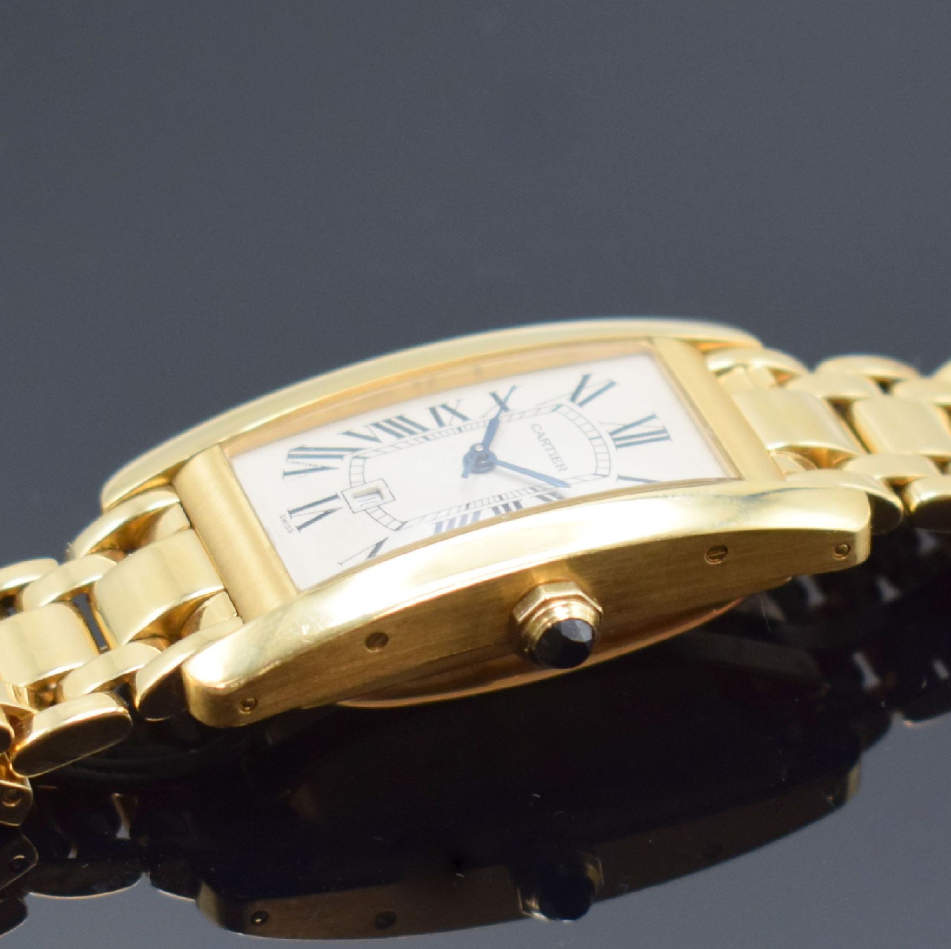 CARTIER Armbanduhr Tank Americaine in GG 750/000 Referenz - Bild 4 aus 7