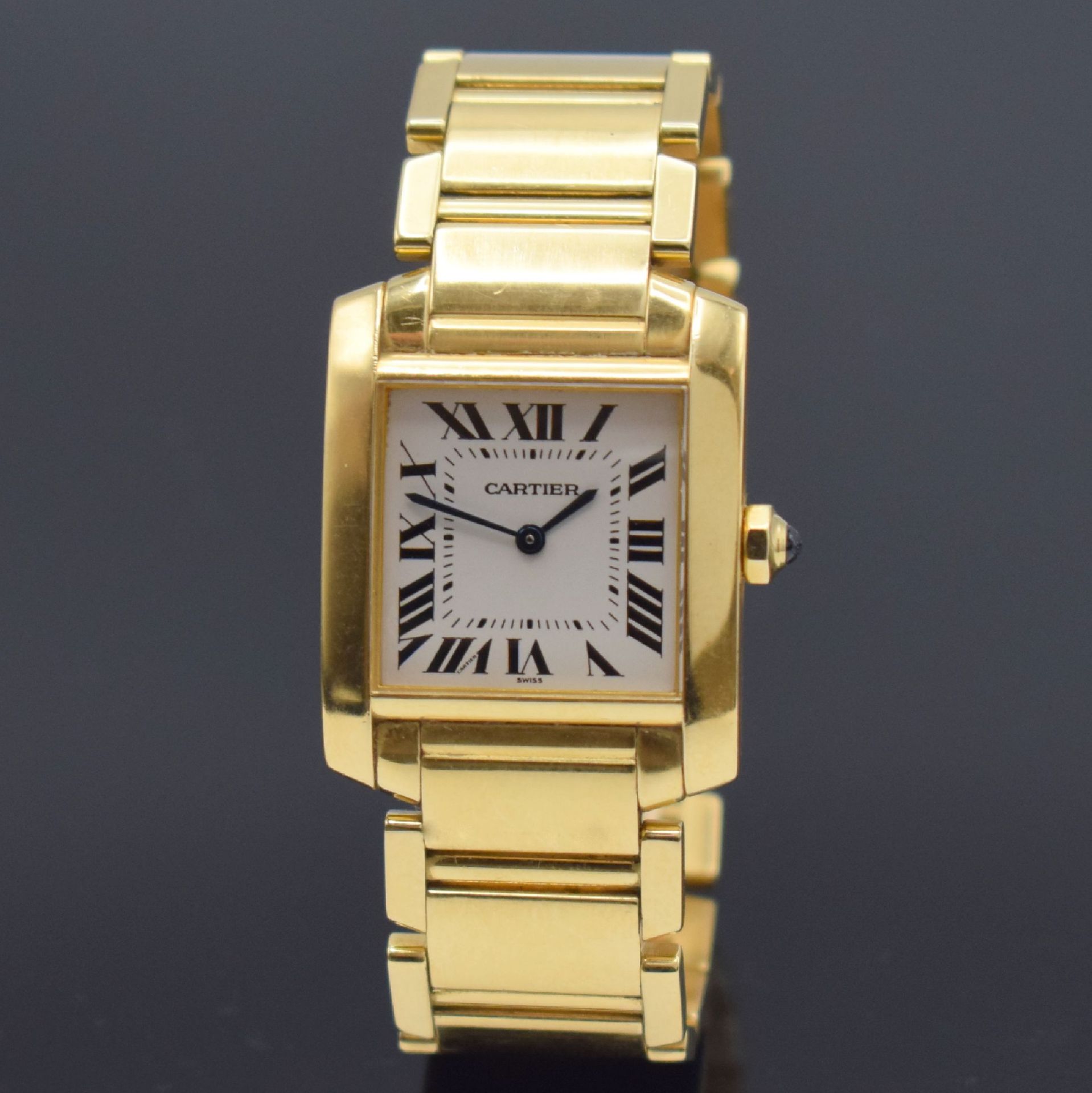 CARTIER Tank Francaise Damenarmbanduhr in GG 750/000