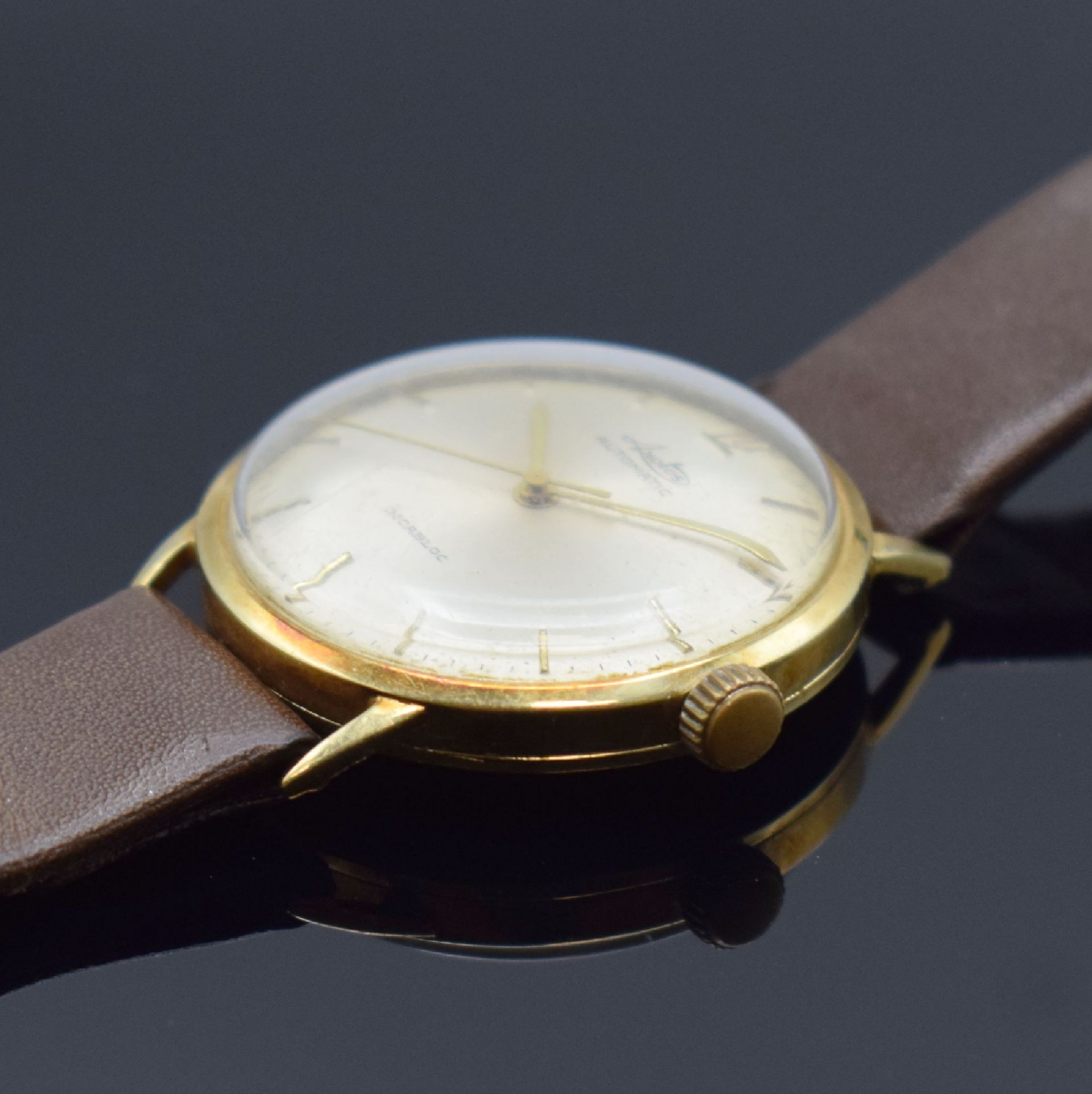 ARCTOS Armbanduhr in GG 585/000, Automatik, Schweiz um - Bild 3 aus 6